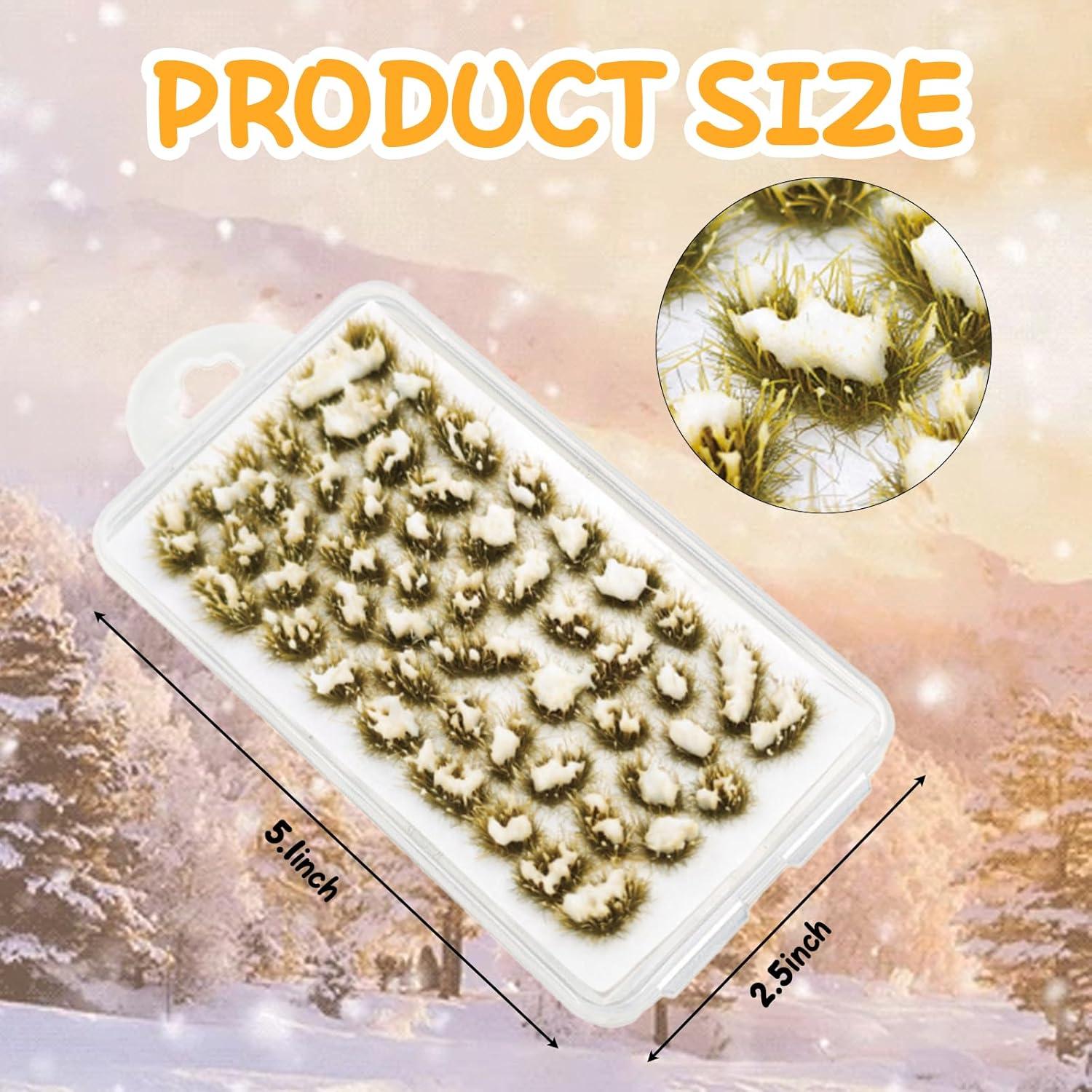 Hierba Estática Nieve Amarillo Warmtree para Paisaje Miniatura