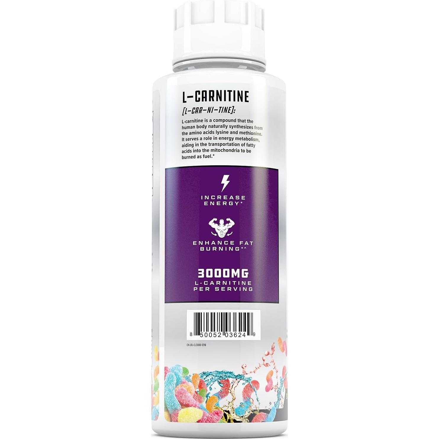 Suplemento Líquido L-Carnitina Cutler Nutrition 473ml - Energía y Soporte Muscular