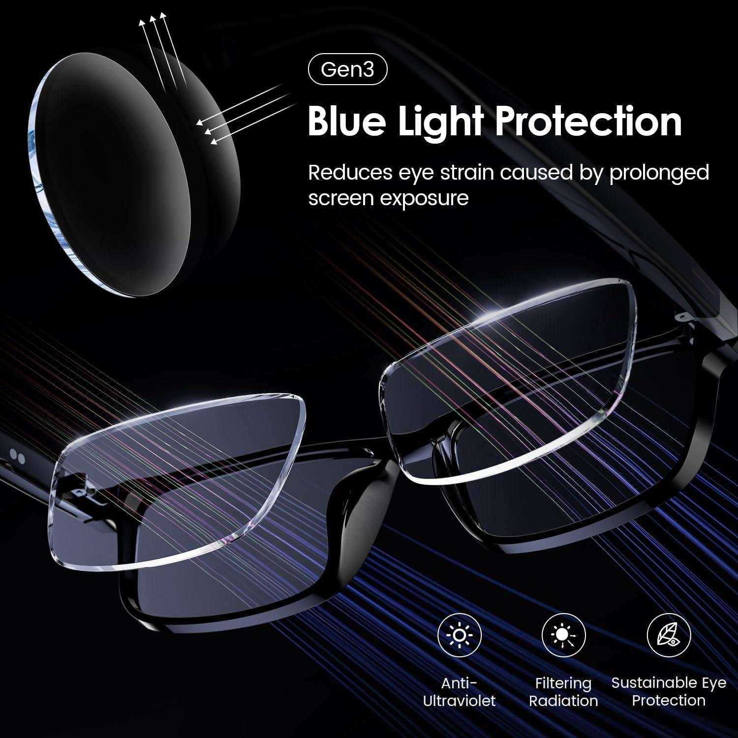 Gafas de Traducción Inteligente Emerhome Gen3 - Bluetooth, Ligeras