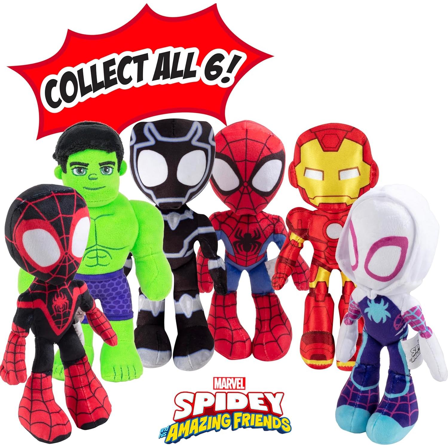 Peluche Marvel Spidey y Amigos 20 cm - 2-Pack Sorpresa