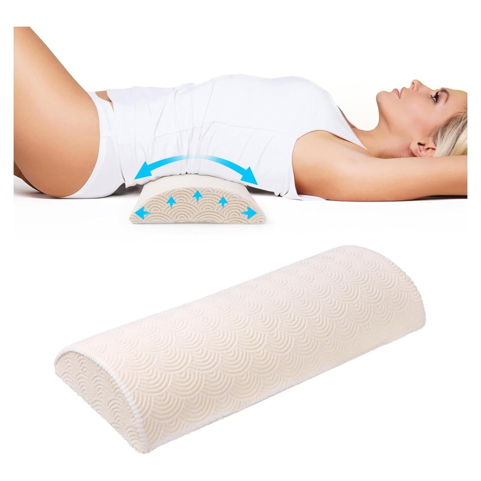 Almohada Lumbar Cozyhealth Pequeña Espuma con Memoria 19.7x12.7cm