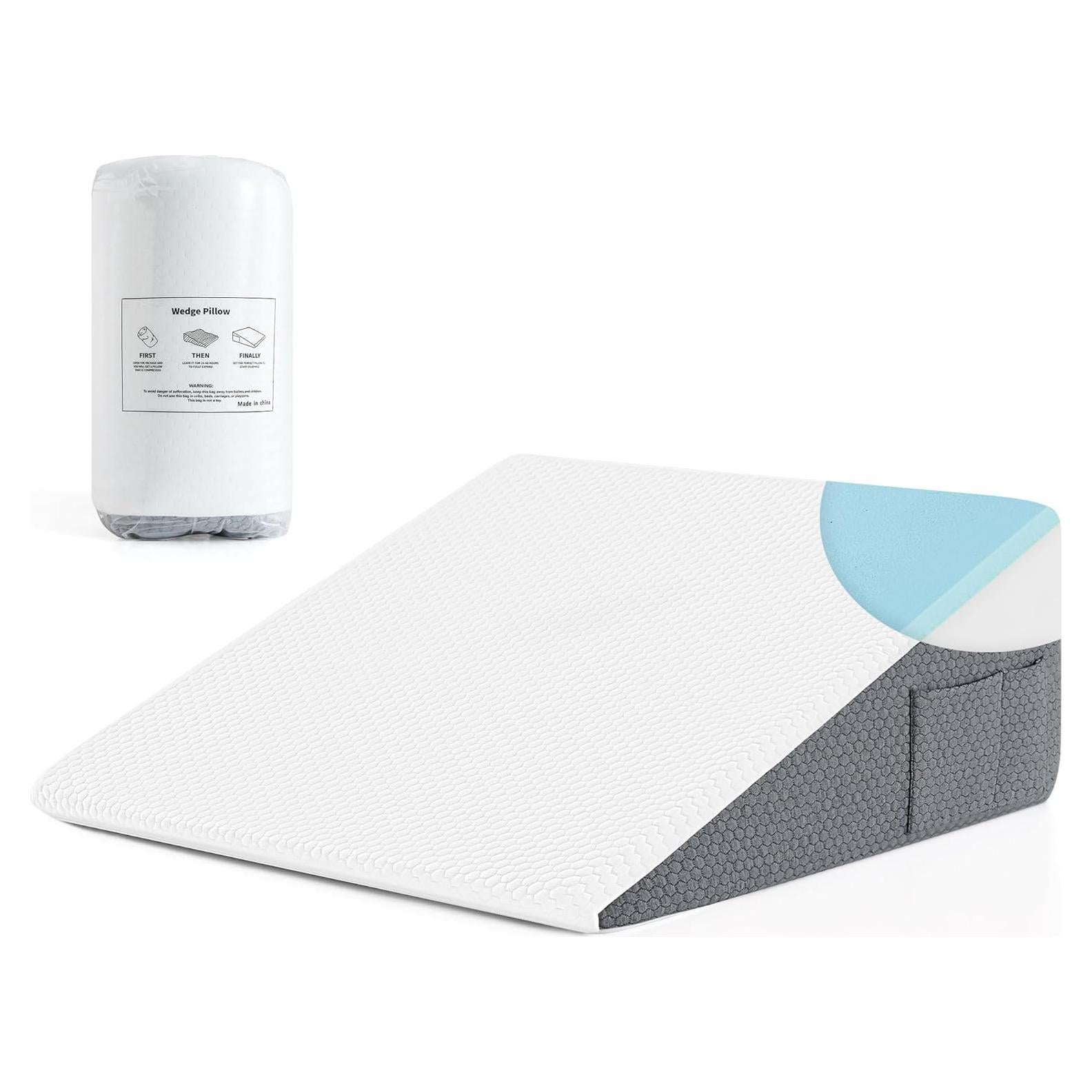 Almohada Cuña Yojoker 19 cm Espuma Viscoelástica Lavable