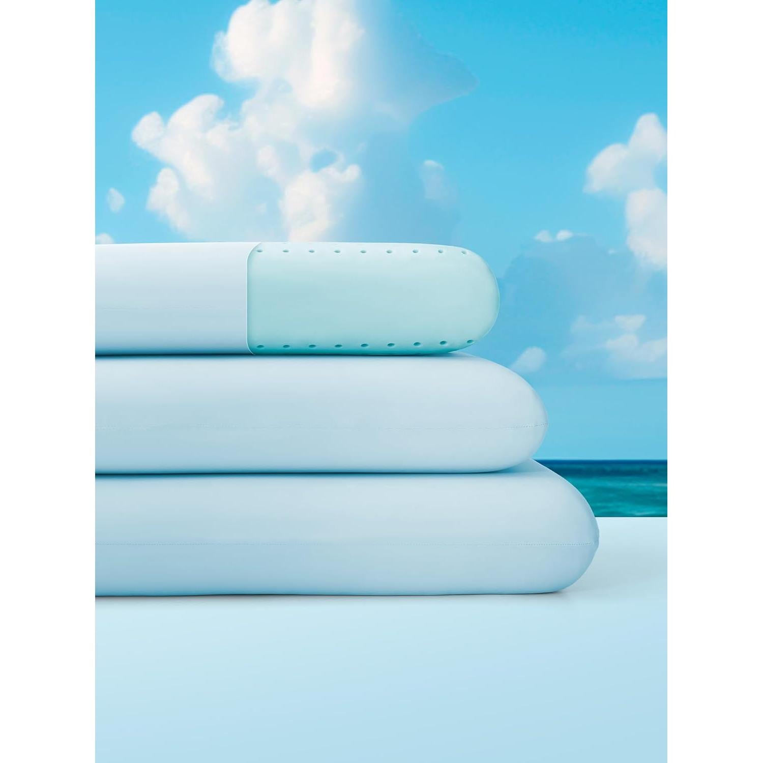 Almohada de Espuma con Memoria SLEEP ZONE Estándar 2 Piezas Azul