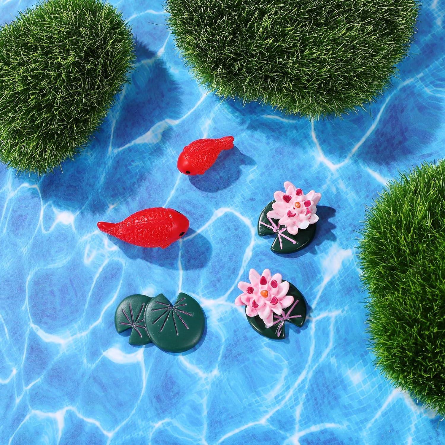 Hojas de Efecto Agua Falsa BESPORTBLE 5 Unidades 29.5x20cm