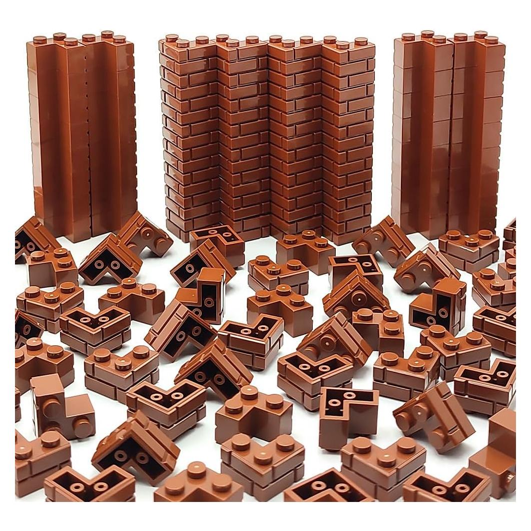 Ladrillos de Construcción ZHX 150 Piezas Color Marrón