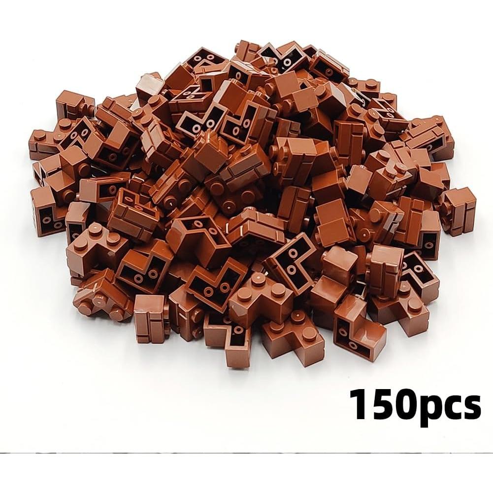 Ladrillos de Construcción ZHX 150 Piezas Color Marrón