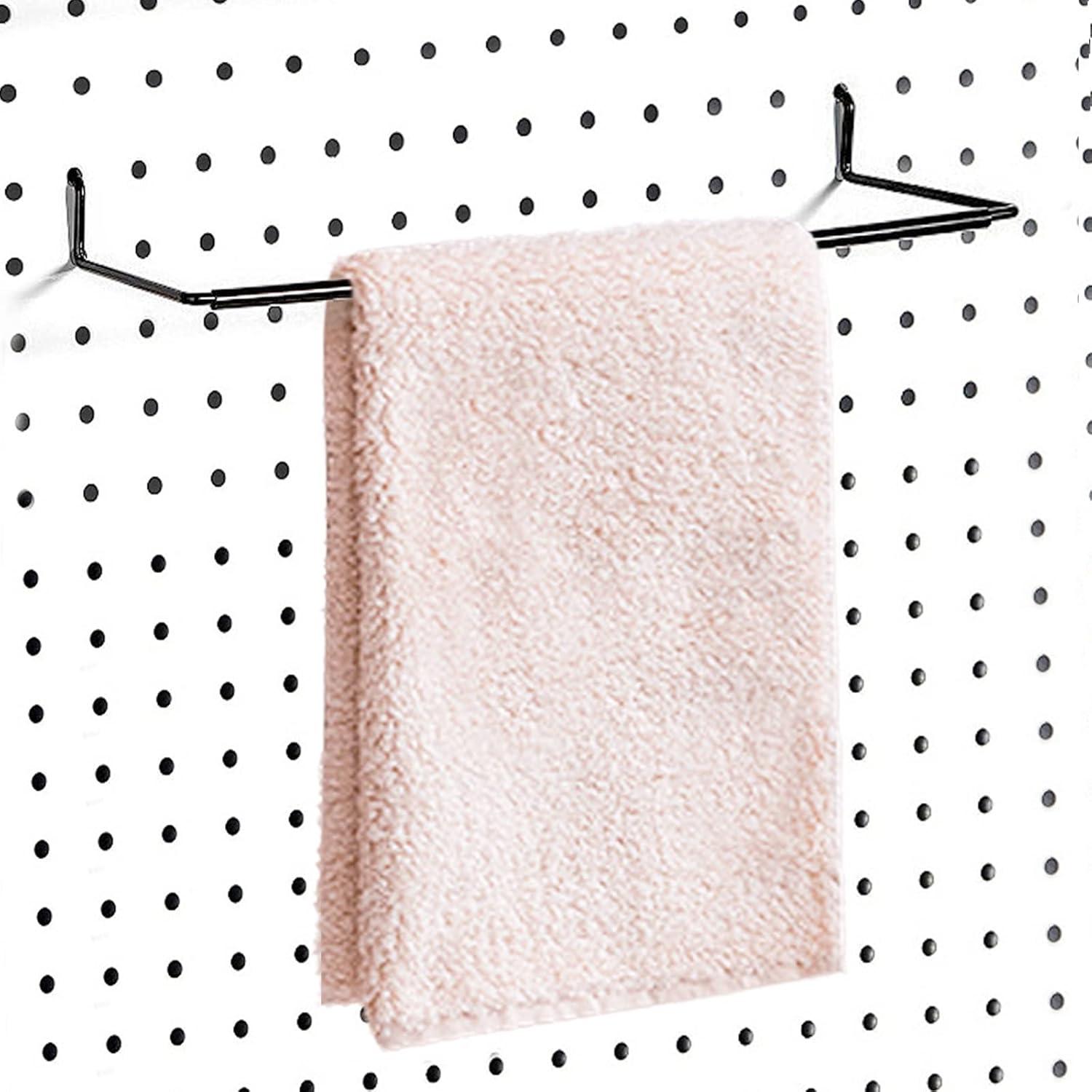 Soporte de Toallas para Tablero Perforado AccEncyc 2 Pcs