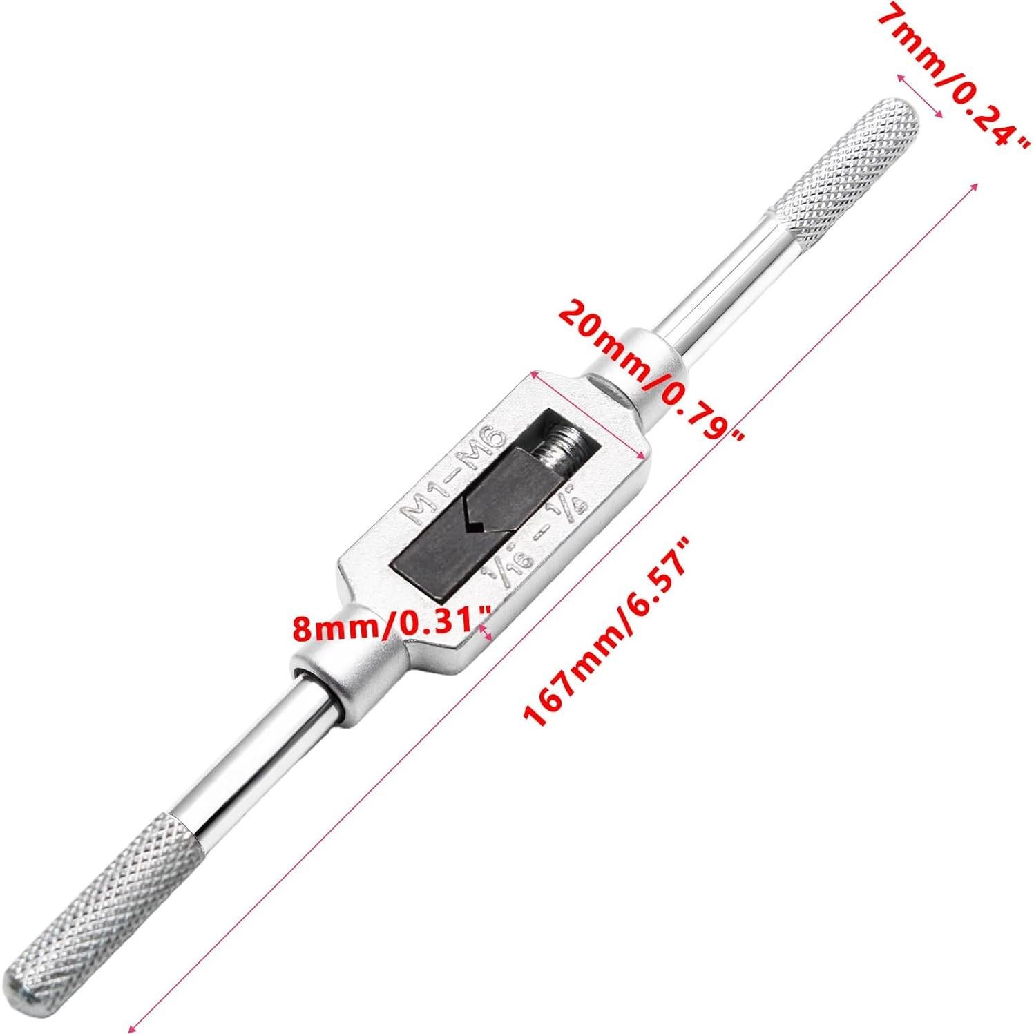 Mango de llave de grifo ajustable Piutouyar M1-M6 16.5cm