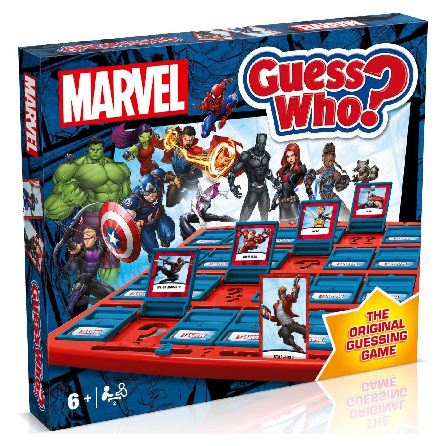 Juego de Mesa Adivina Quién? Marvel Winning Moves - 2 a 4 Jugadores