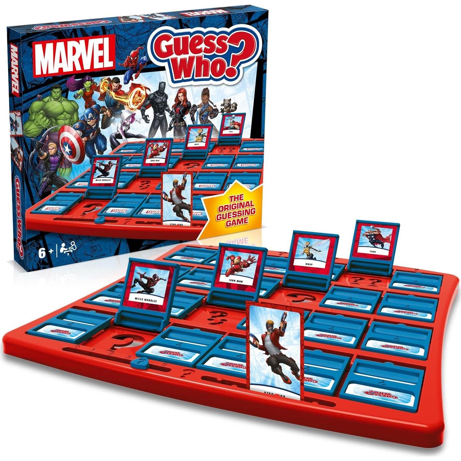 Juego de Mesa Adivina Quién? Marvel Winning Moves - 2 a 4 Jugadores