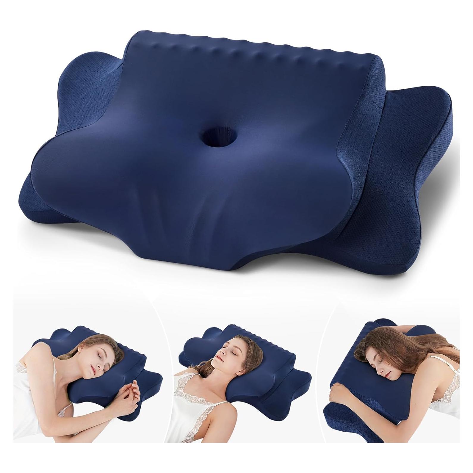 Almohada Cervical Ergonómica FAIORD Doble Cara Espuma Viscoelástica
