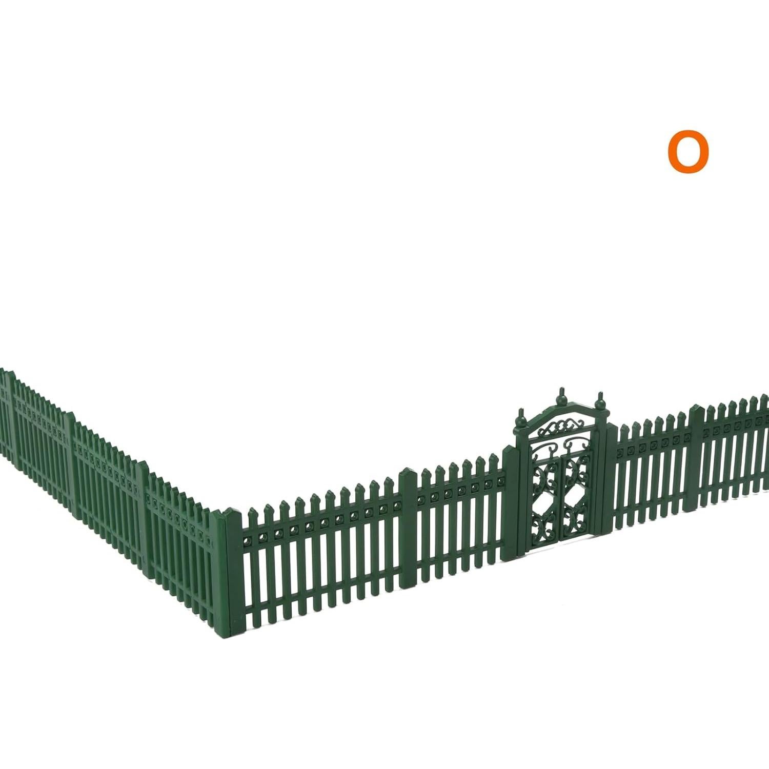 Cercas a Escala O EVEMODEL Tipo A Verde para Diorama