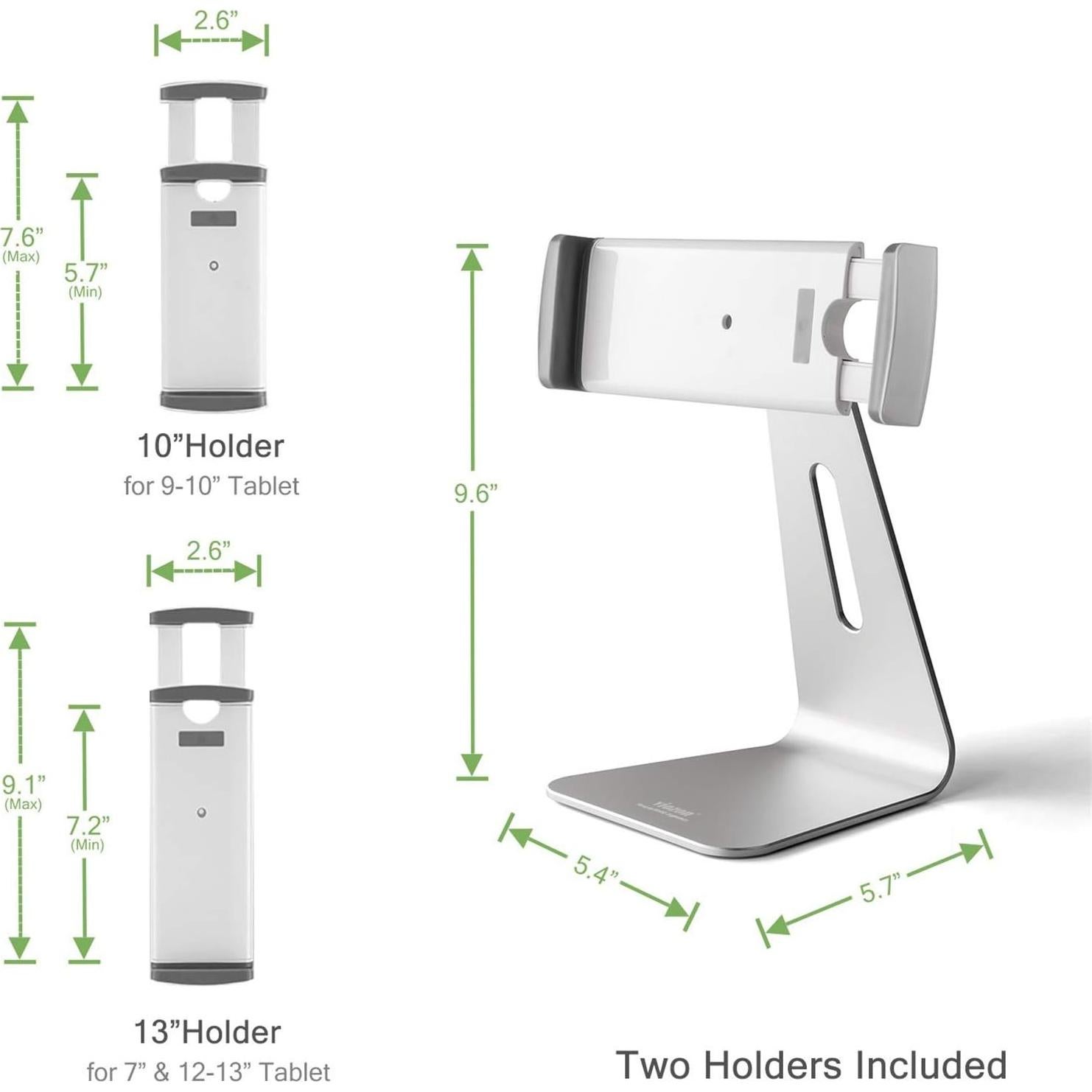 Soporte Viozon para iPad Pro y Tabletas 360° Aluminio