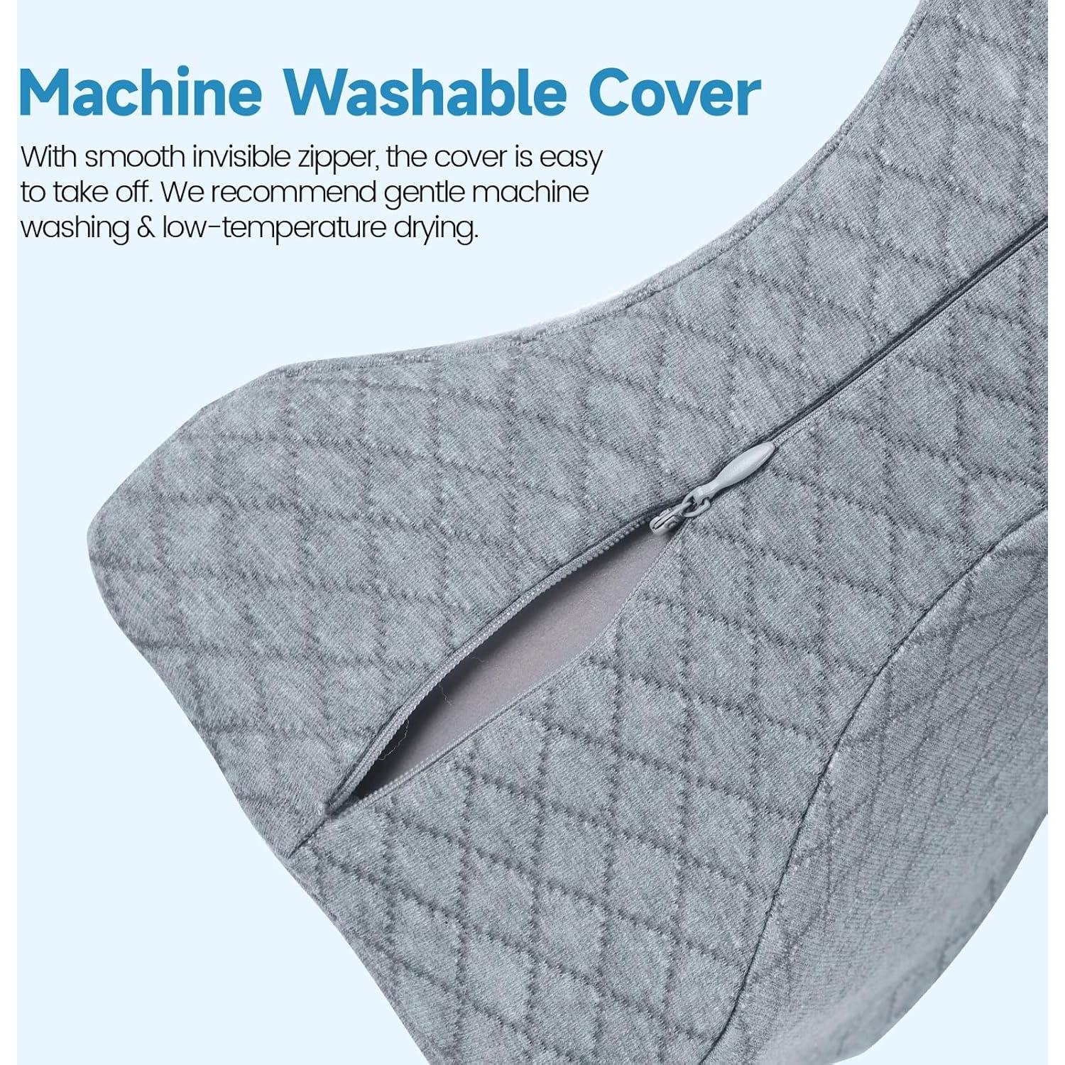 Almohada de Rodilla Viscoelástica SweetSlubr - Soporte para Dormir Lado