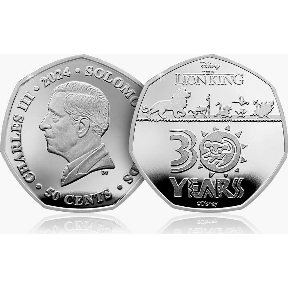 Moneda Coleccionable 30 Aniversario El Rey León Fantasy Club