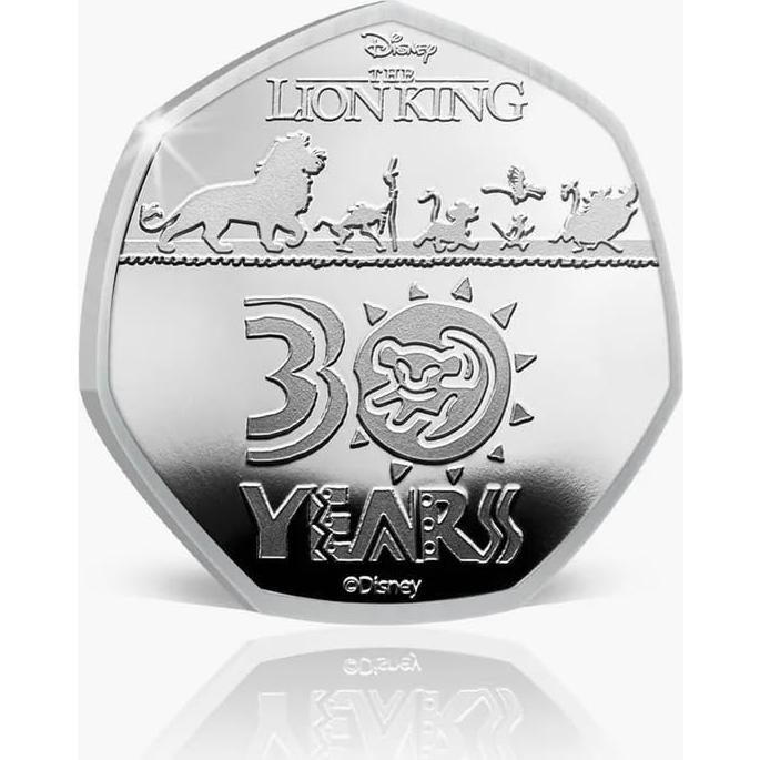 Moneda Coleccionable 30 Aniversario El Rey León Fantasy Club