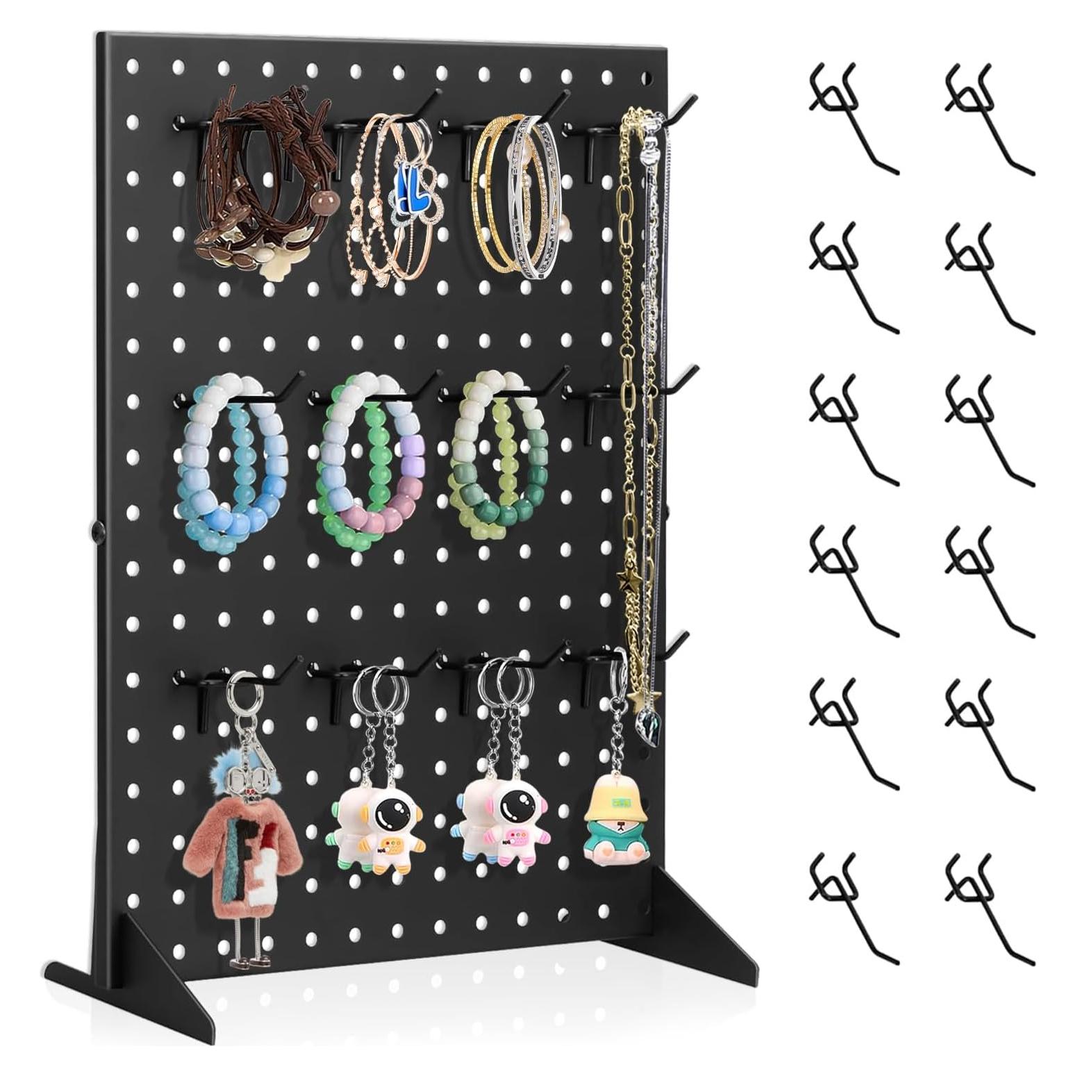 Soporte de Exhibición de Tablero de Clavos Acfunique 43x33cm 12 Ganchos