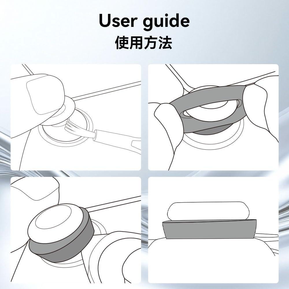 Anillos de Joystick TALONGAMES Púrpura Mediano 6H para PS5, PS4, Xbox