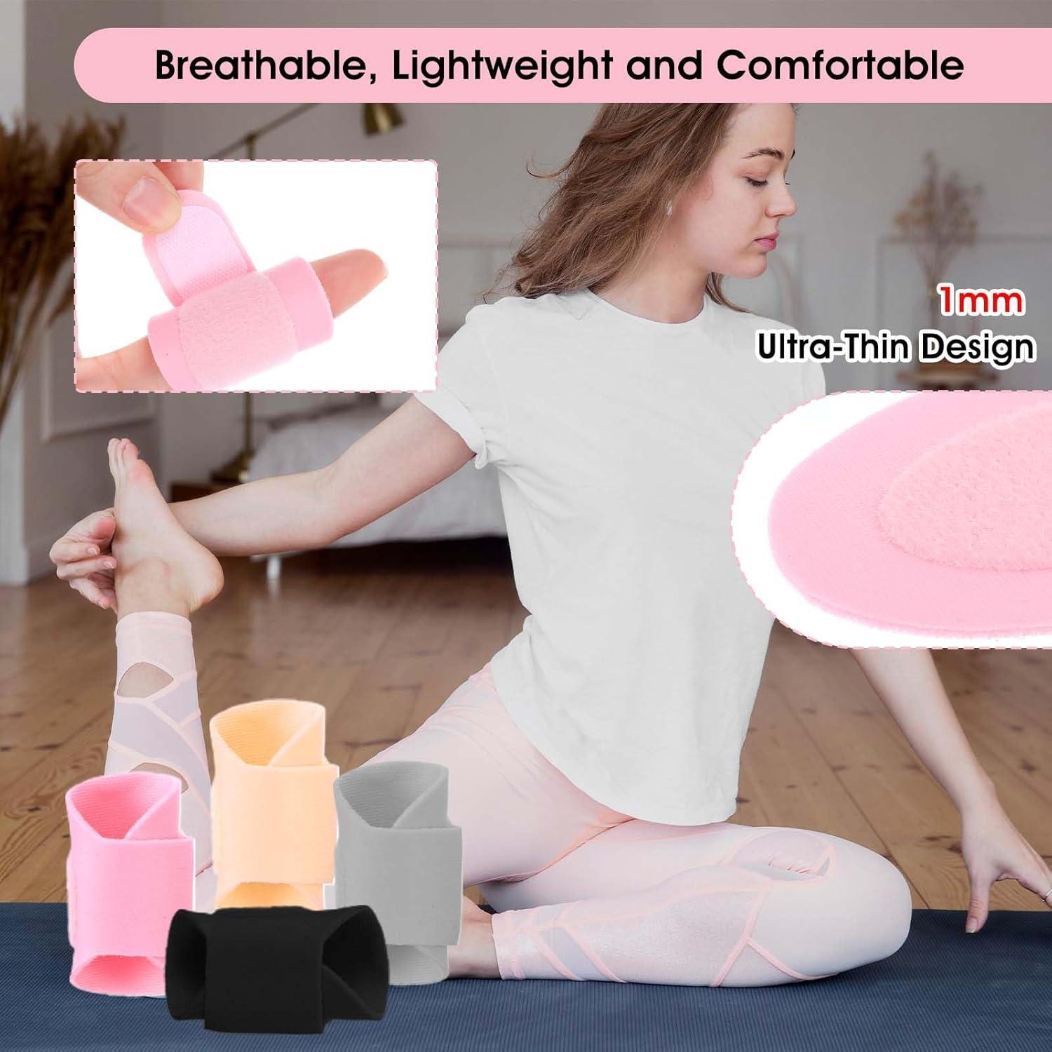 8pcs Finger Splints, Trigger Finger Support Braces Finger Tape Finger Wraps Straps Finger Stabilizer Finger Straightener for Injury Pain Relief Broken Arthritis Sprain Support Protect(Color A)