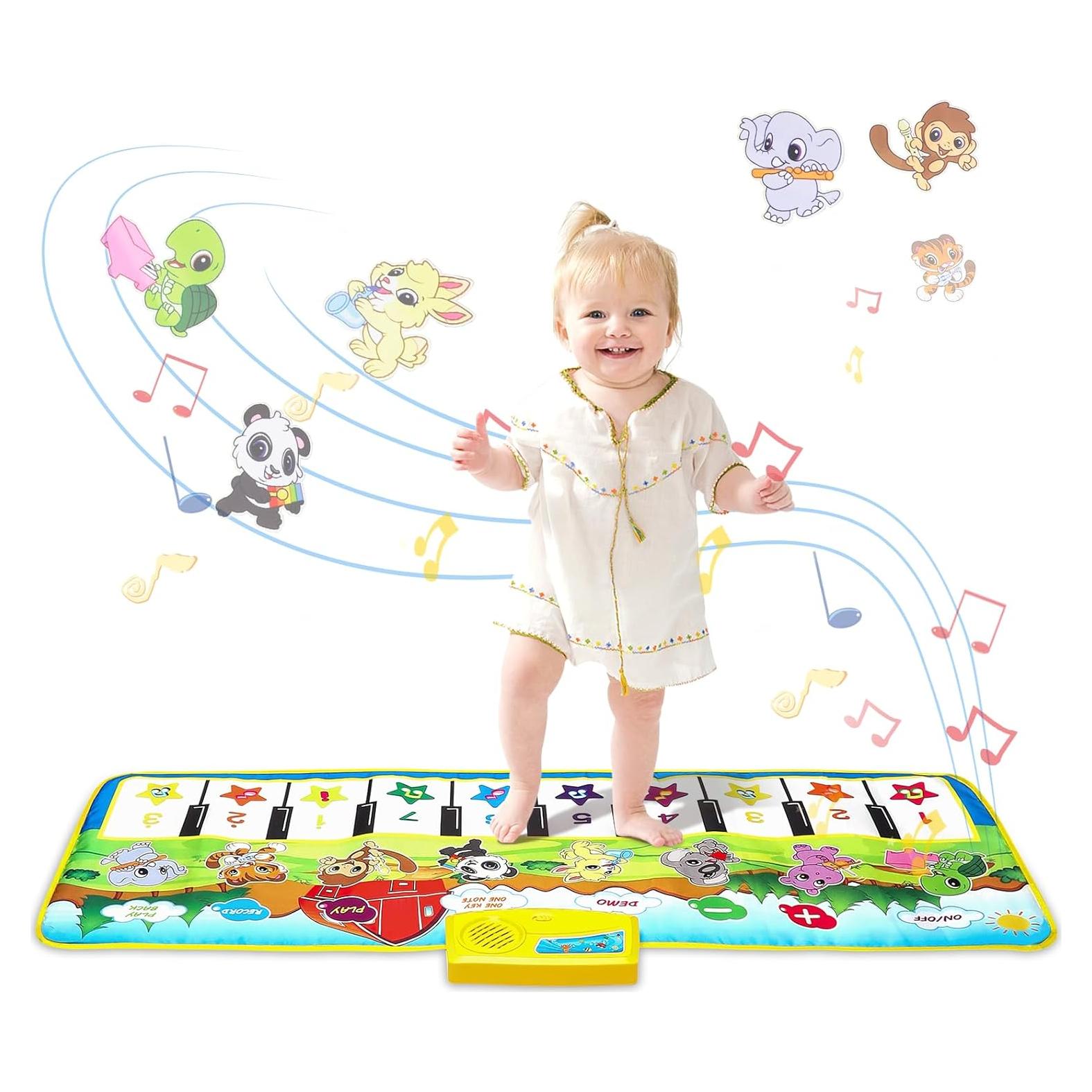 Alfombra Musical Sanmersen Verde 101.6 x 35.6 cm 8 Sonidos