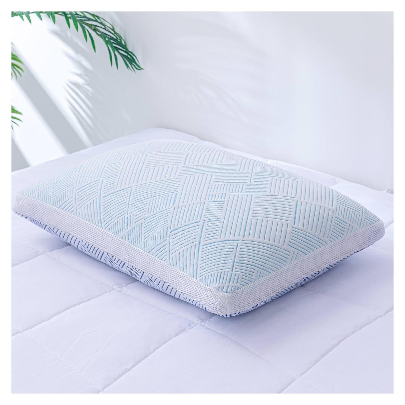 Almohada Ajustable Cotelovo Queen Viscosa Bambú Espuma Memoria