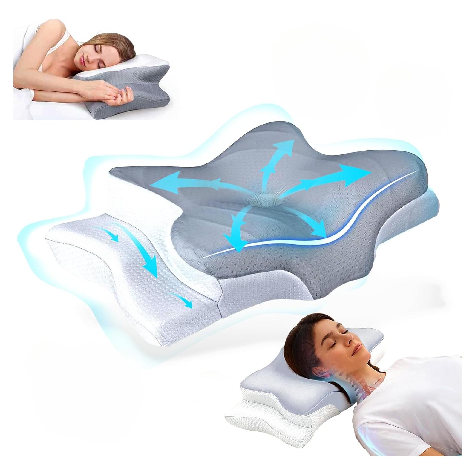 Almohada Cervical Mullow de Espuma Viscoelástica 1.2 kg