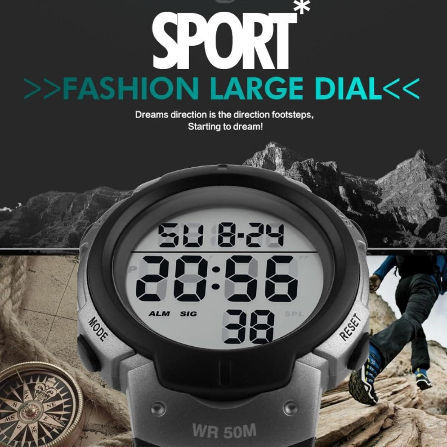 Reloj Deportivo CakCity CK1068-SL LED Impermeable para Hombres