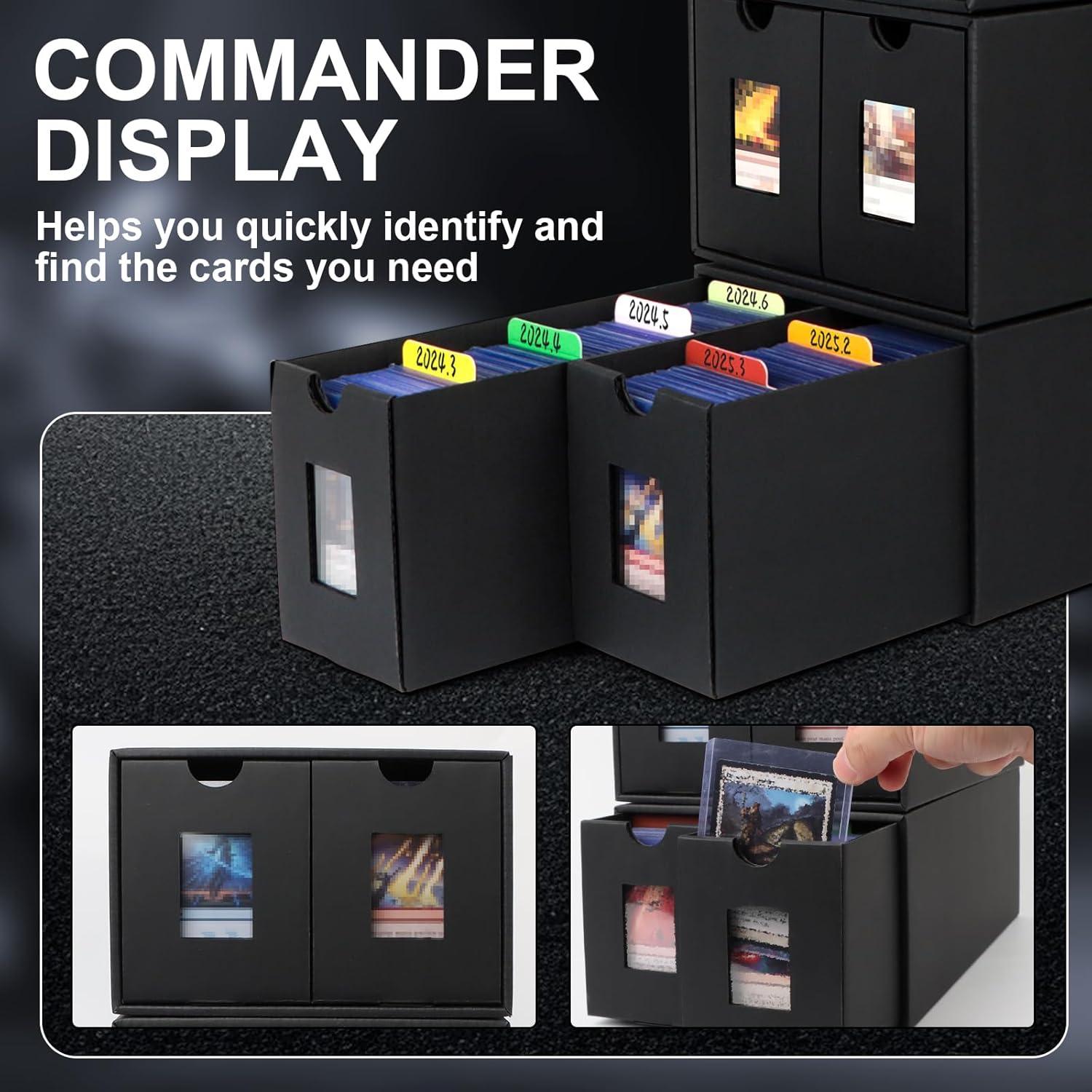 Caja de Almacenamiento para Tarjetas aopule 14000+ con 72 Divisores