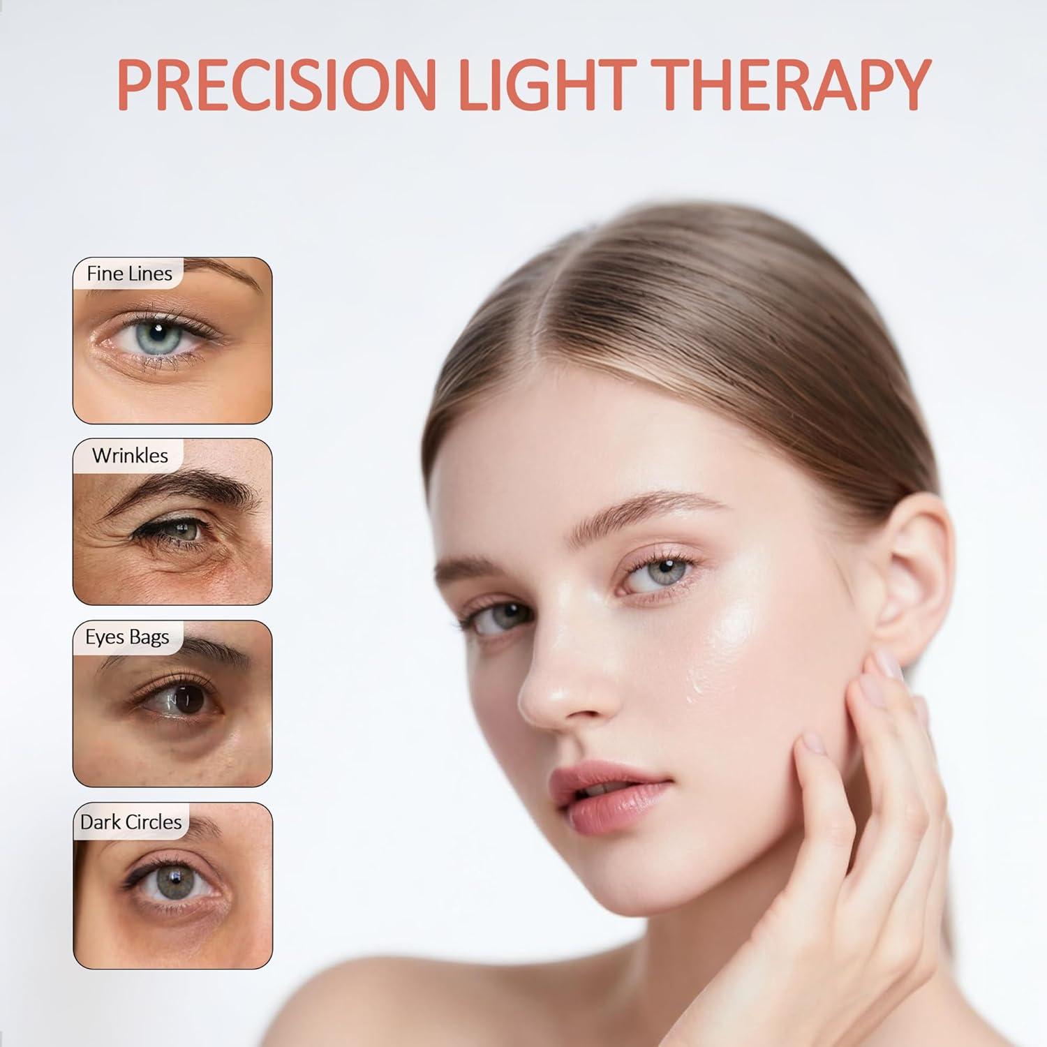 Gafas de terapia de luz roja LED Nutra Light, 4 modos, antiarrugas