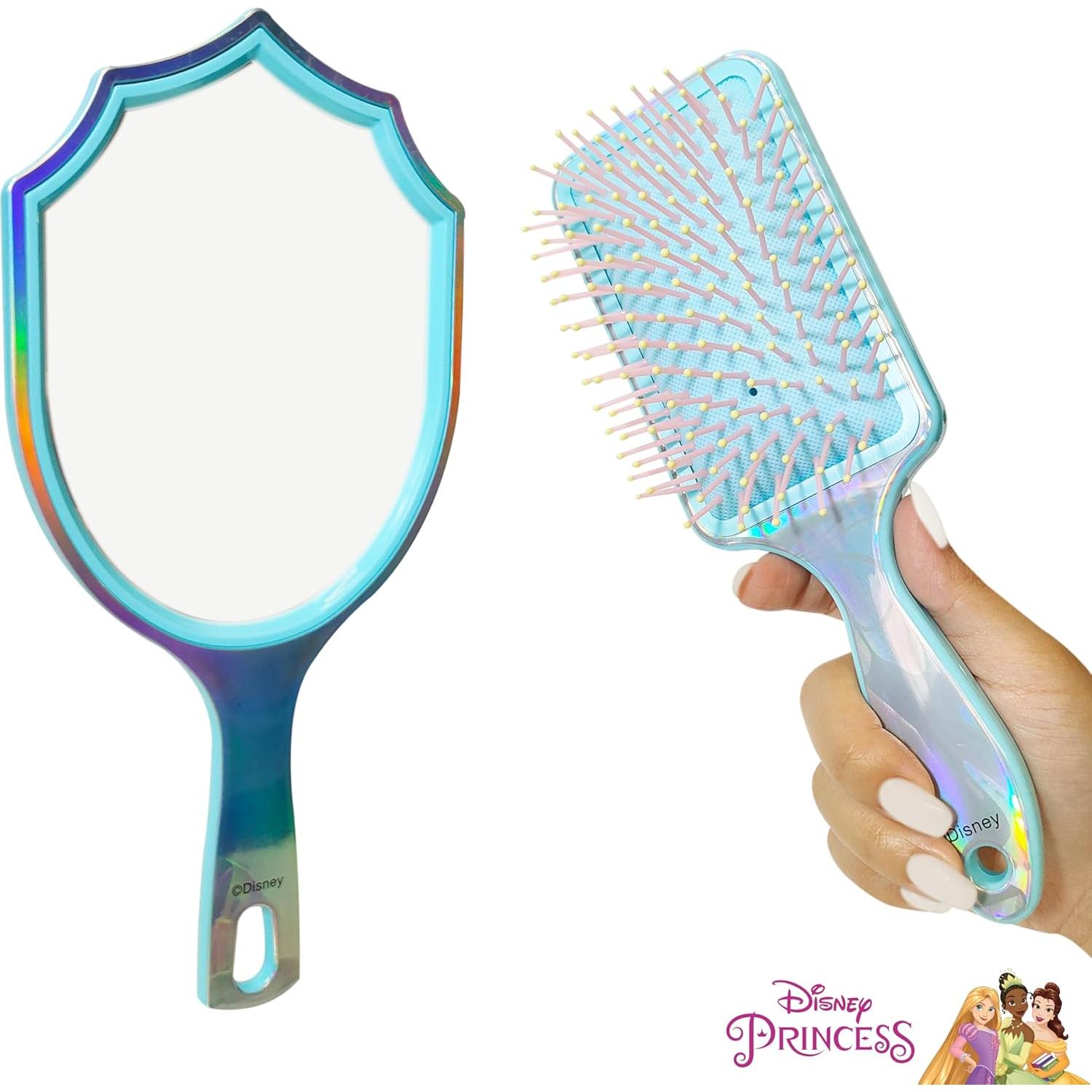 Conjunto de Spa Disney Ariel para Niñas - Cepillo y Espejo