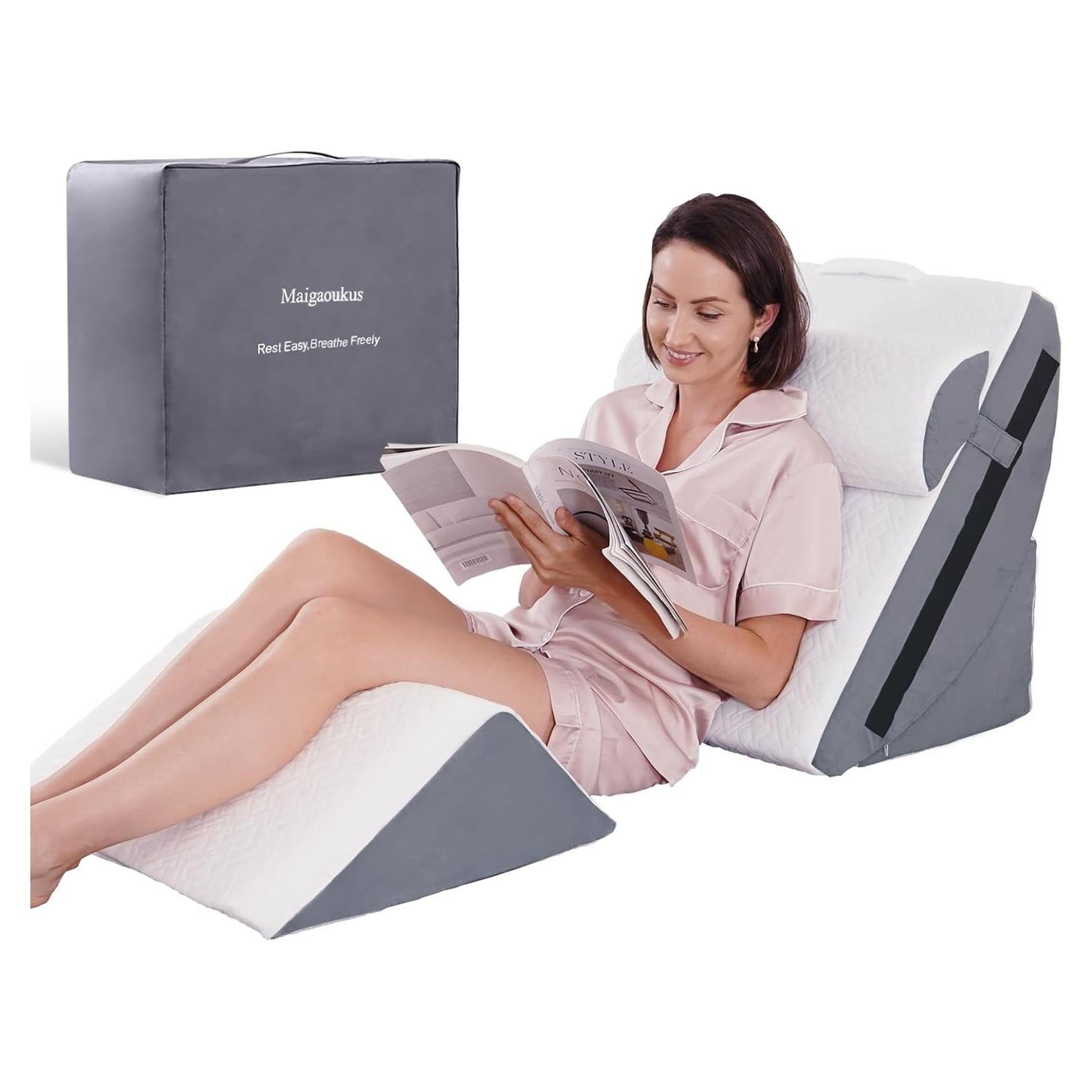 Juego de 4 Cojines Ortopédicos Maigaoukus de Espuma Viscoelástica