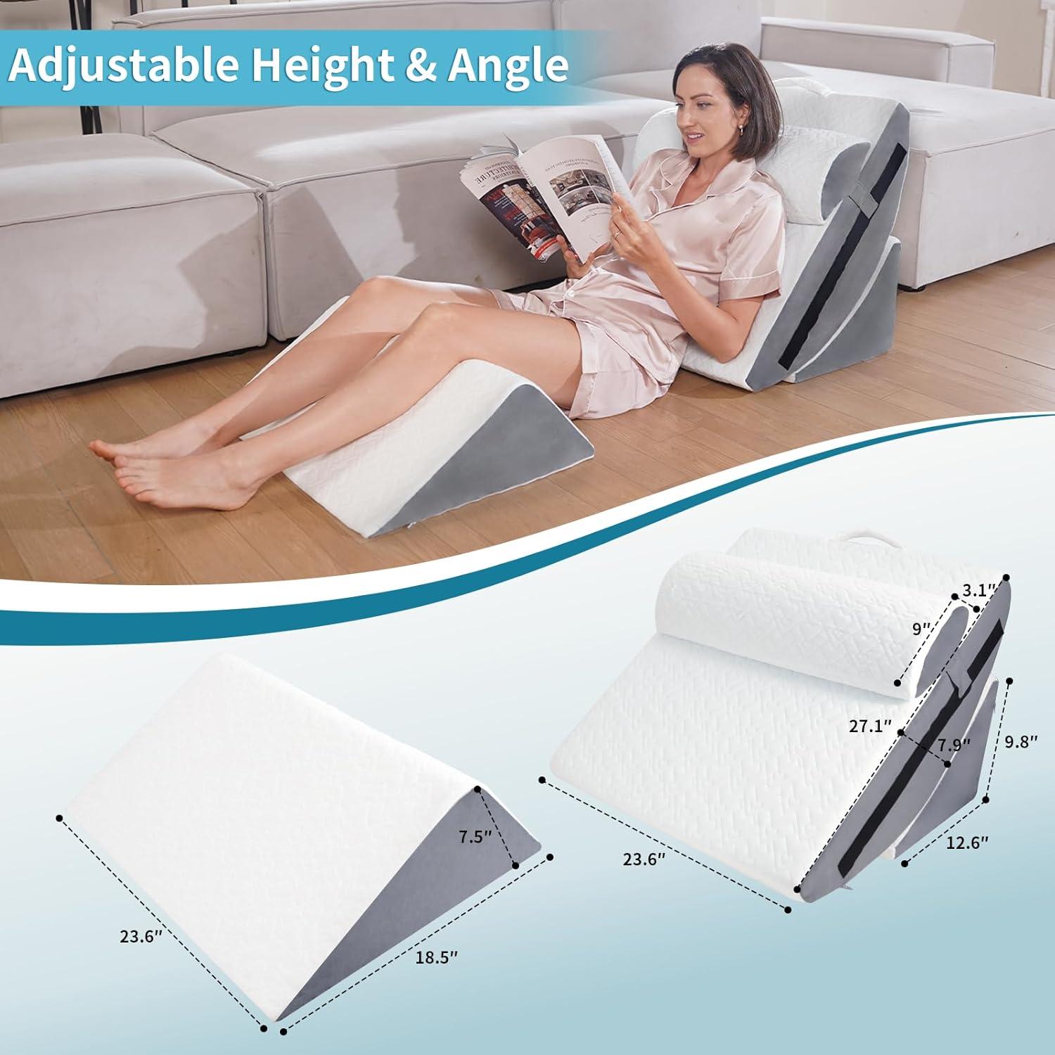 Juego de 4 Cojines Ortopédicos Maigaoukus de Espuma Viscoelástica