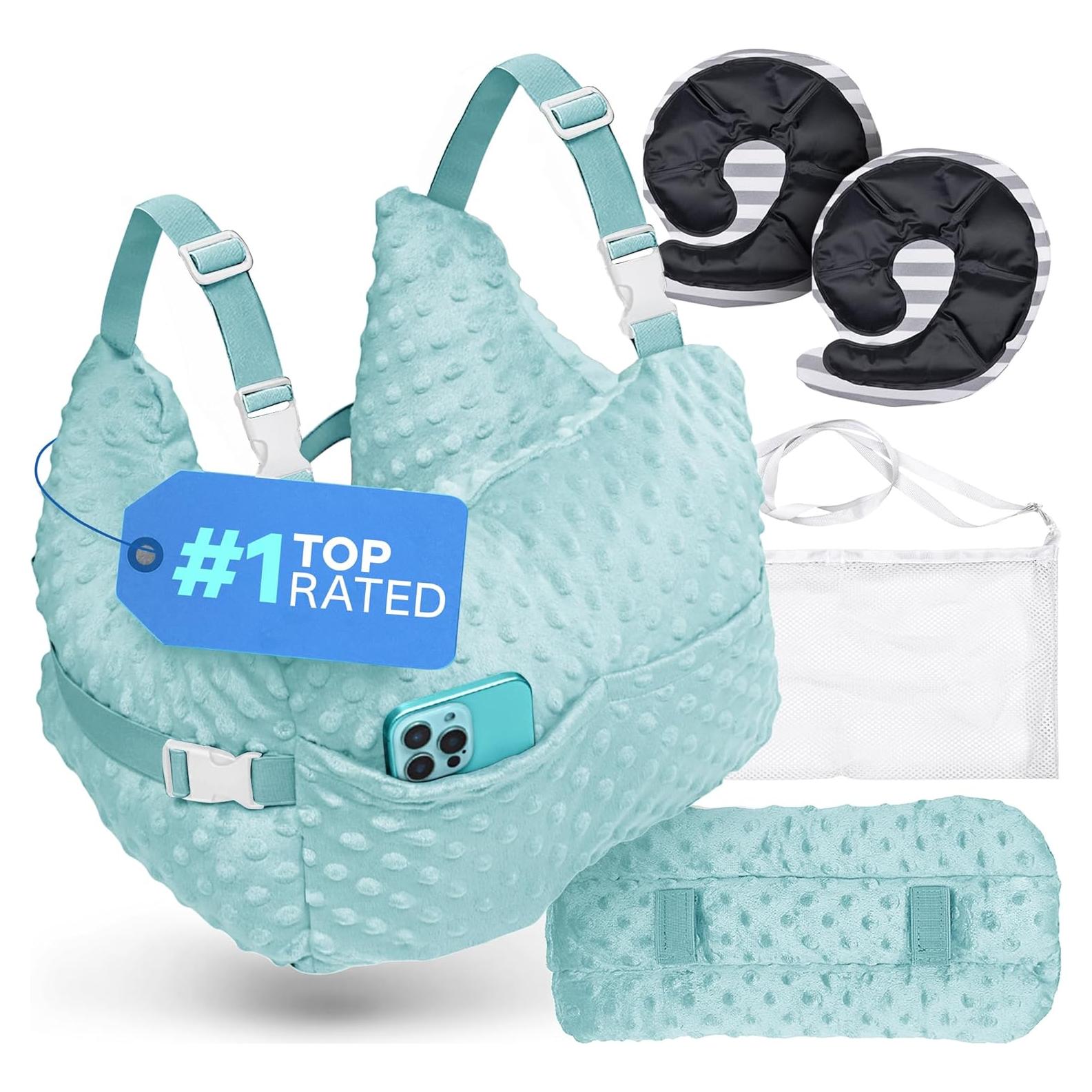 Almohada de Recuperación Post Mastectomía Zomaple Aqua