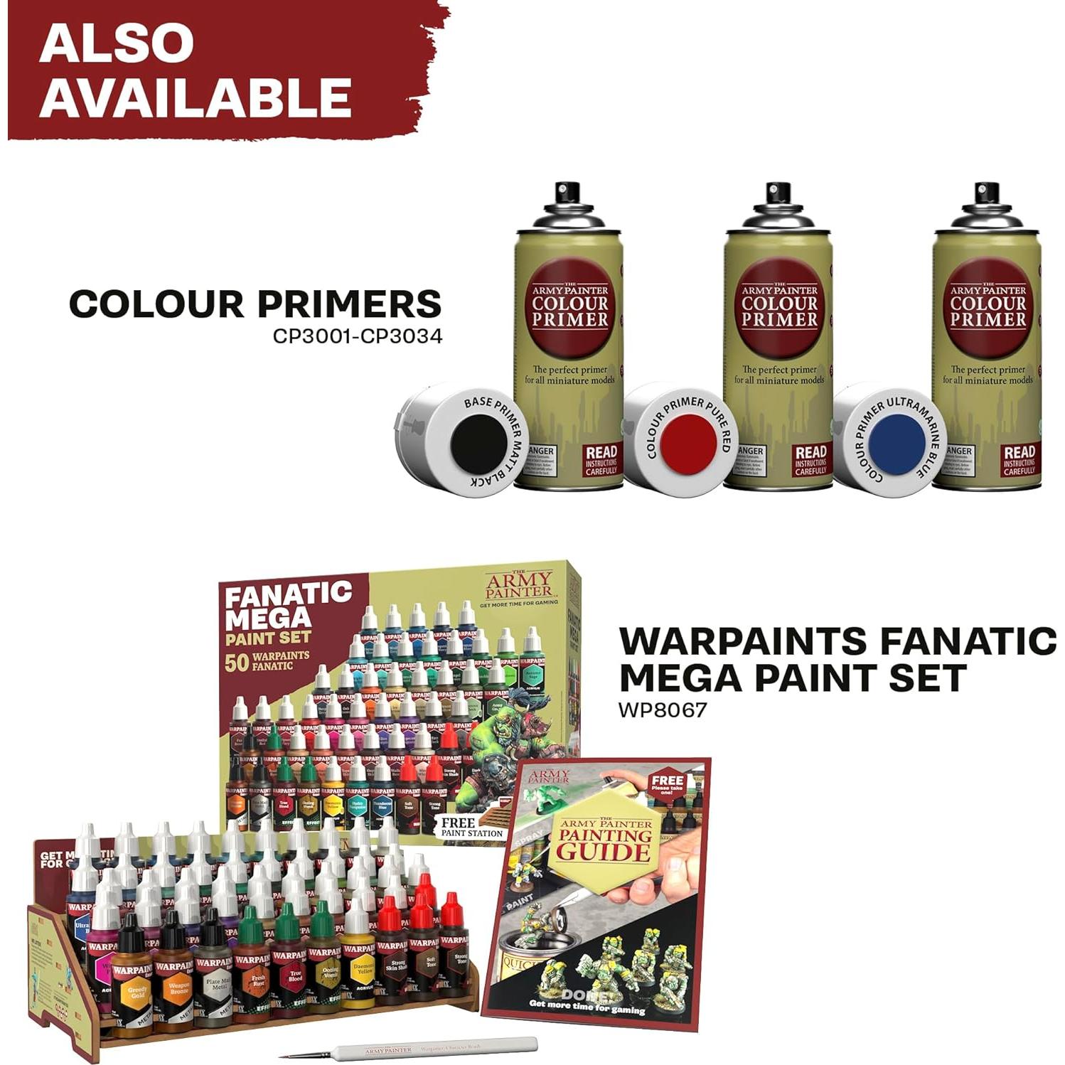 Pinturas Acrílicas The Army Painter Warpaints Fanatic 6x18ml