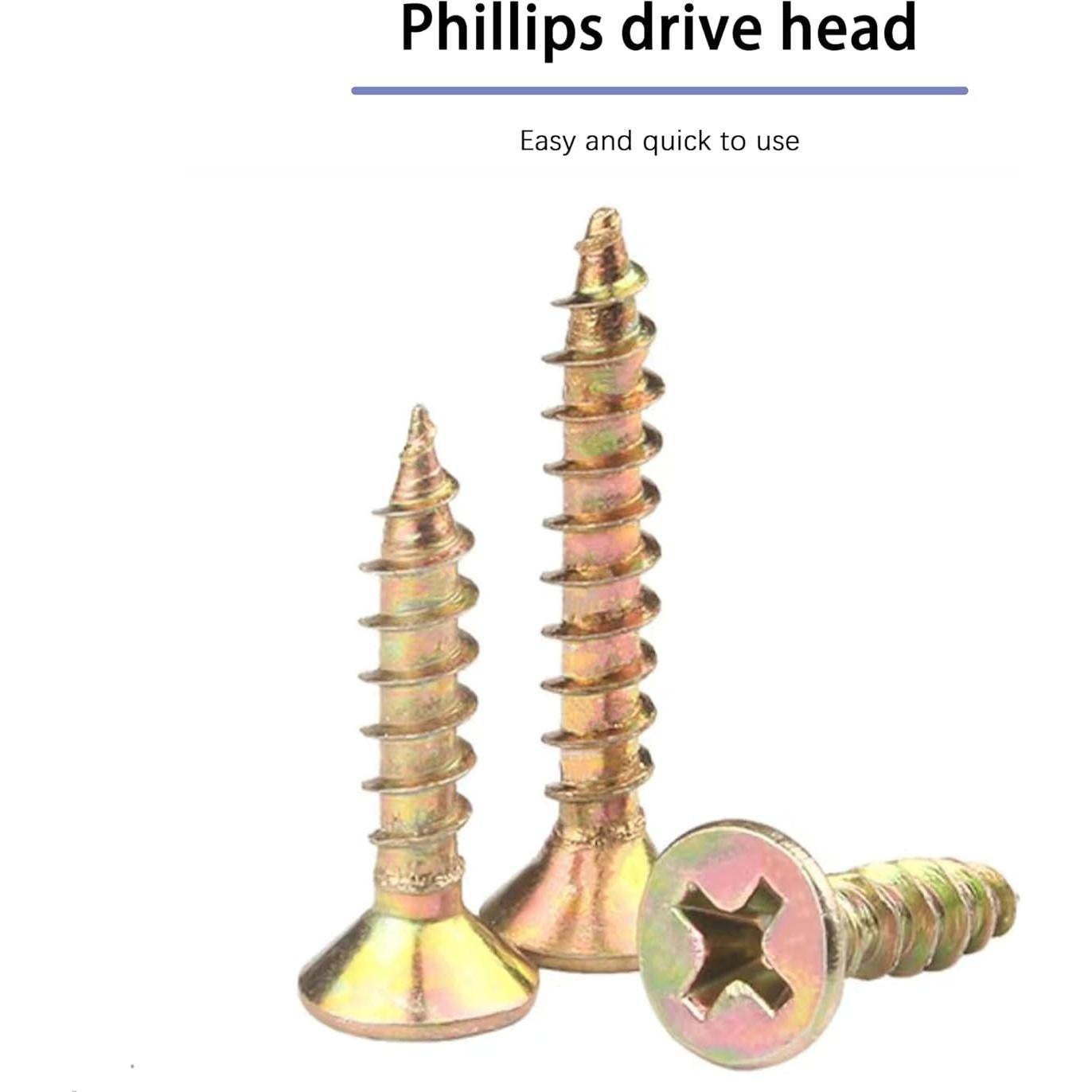 Tornillos Autoperforantes INDPROD #8 x 25mm Acero Galvanizado 100Pcs