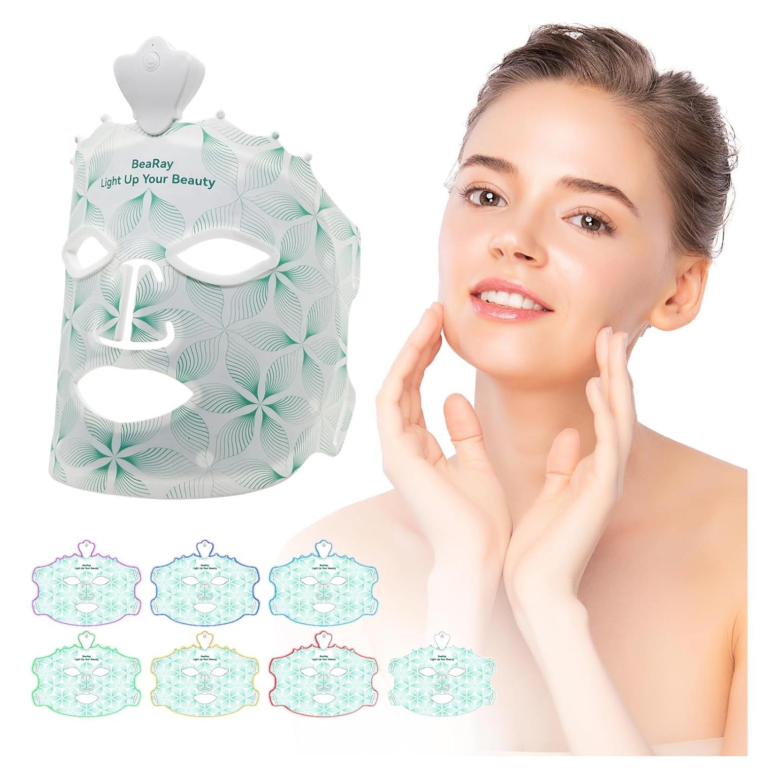 Máscara de Terapia de Luz Roja BeaRay - Cuidado Facial LED