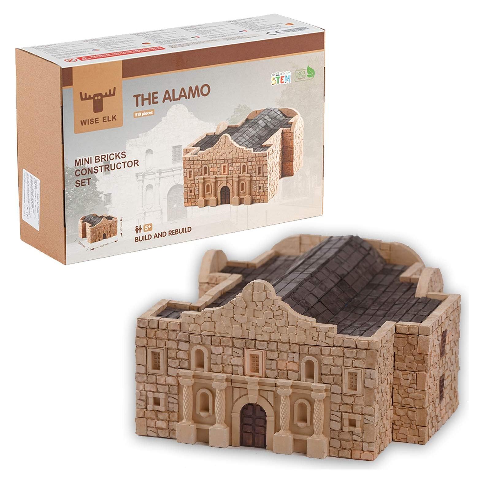 Kit de Construcción Alamo Wise Elk - 510 Ladrillos de Yeso 3D