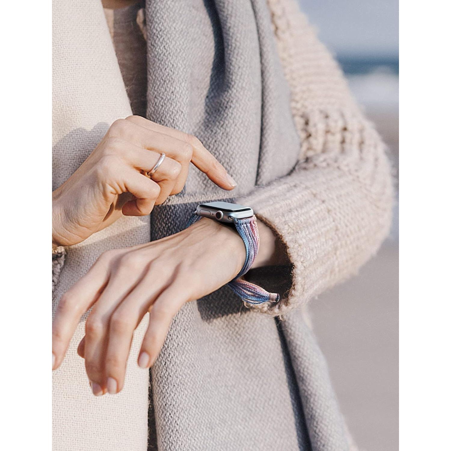 Pulsera Boho JR.DM para Apple Watch 38-46mm Ajustable Mujeres