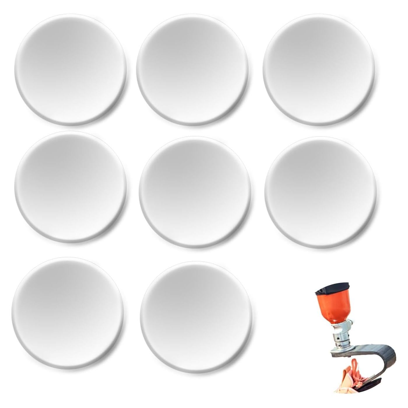 8 Parches de Forro Prostético BOXOB 6.6cm Reutilizables Gel