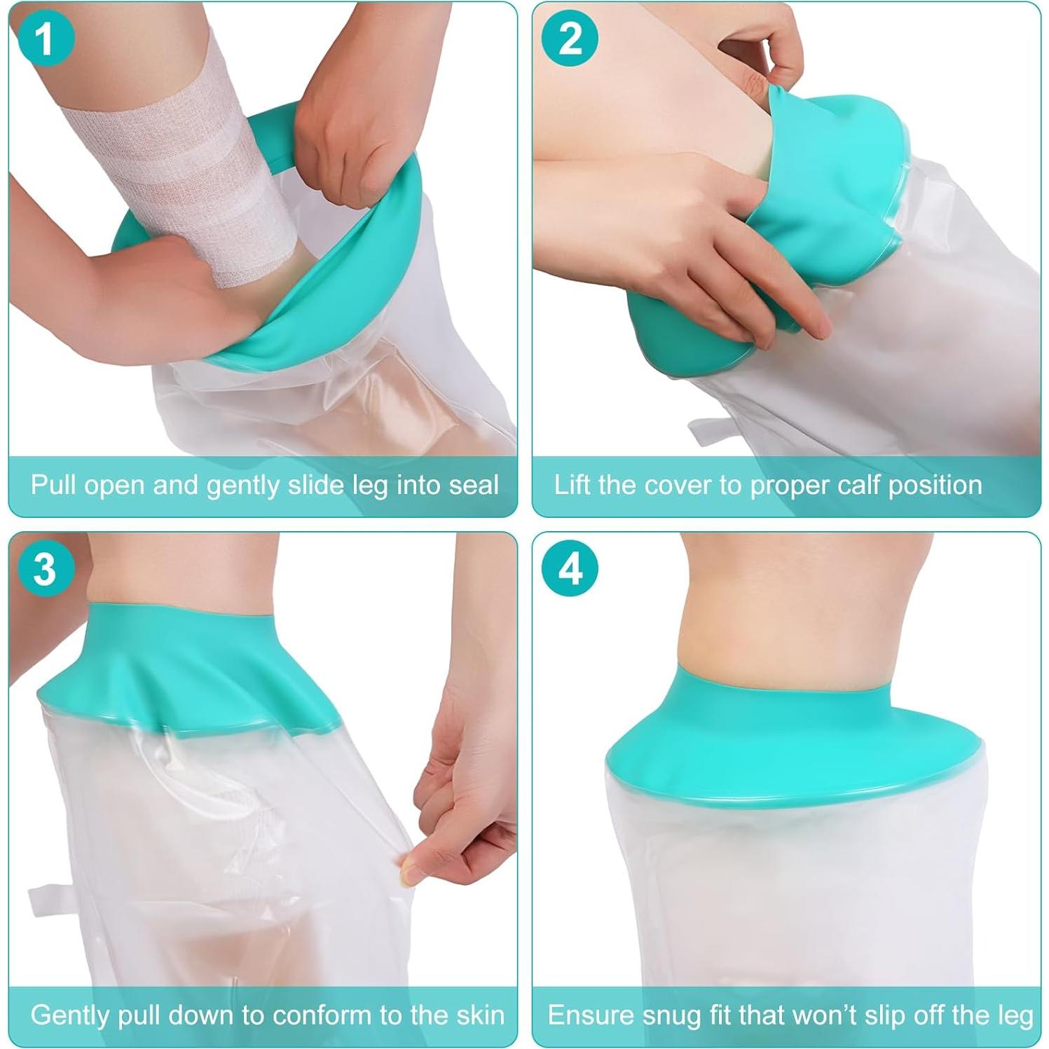 Cubierta Impermeable para Yeso de Pierna Quiheat 30-60 cm