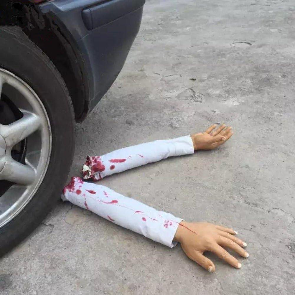 Decoración Halloween Aweilan Mano Cortada Realista 55cm