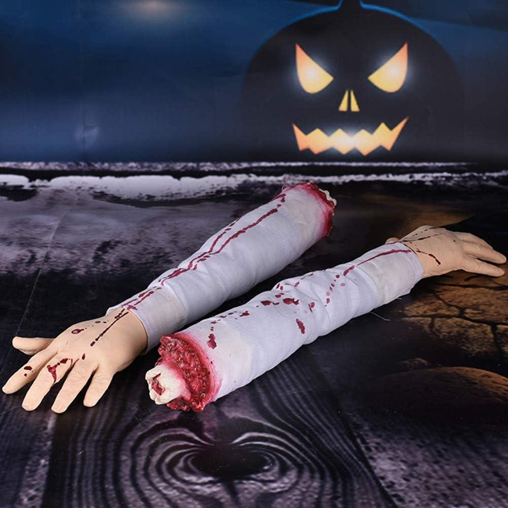 Decoración Halloween Aweilan Mano Cortada Realista 55cm