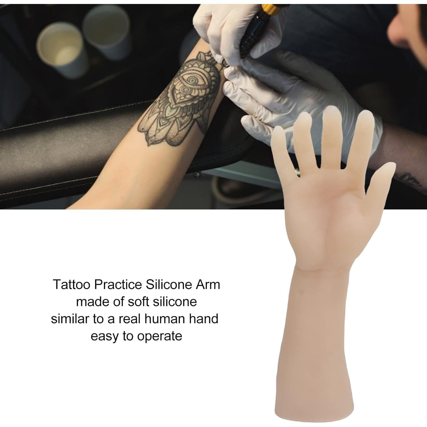 Brazo de Práctica de Silicona Semme 35cm Mano Derecha