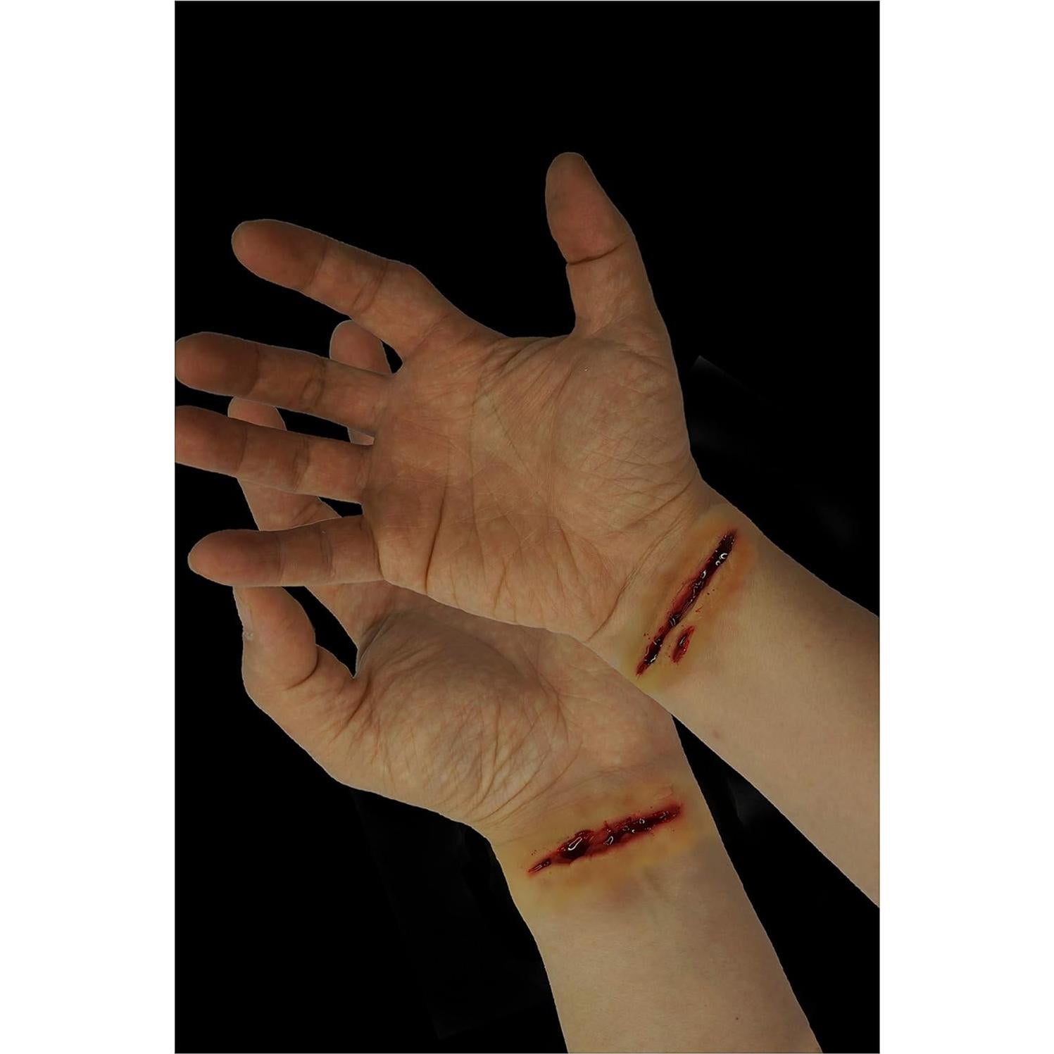 Dispositivo Prostético de Herida Cortada Fxe Faux Studio 2 Piezas