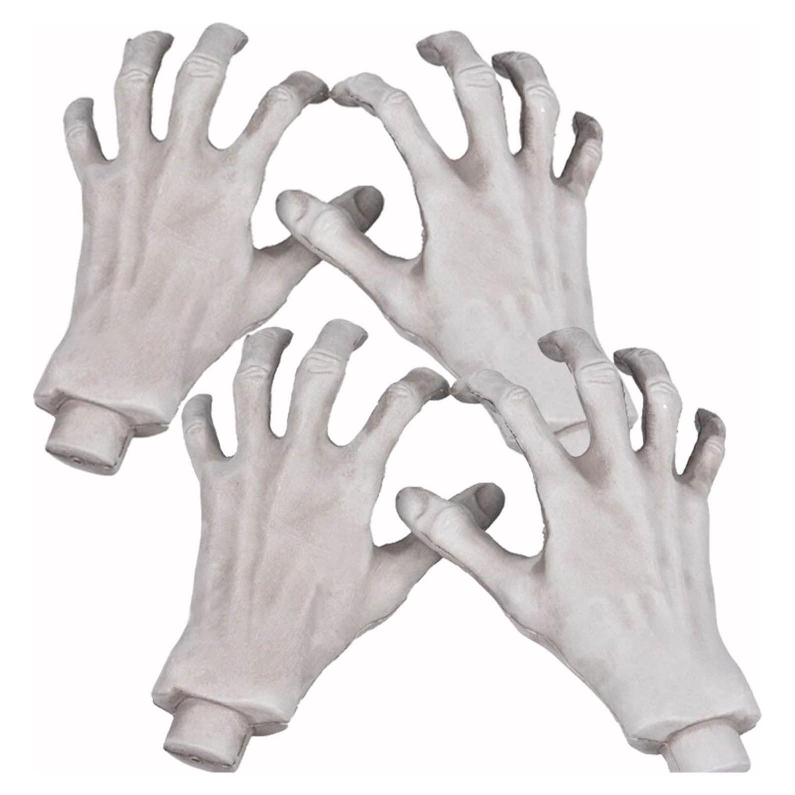 Manos Esqueléticas de Halloween XONOR - 2 Pares Realistas 20 cm