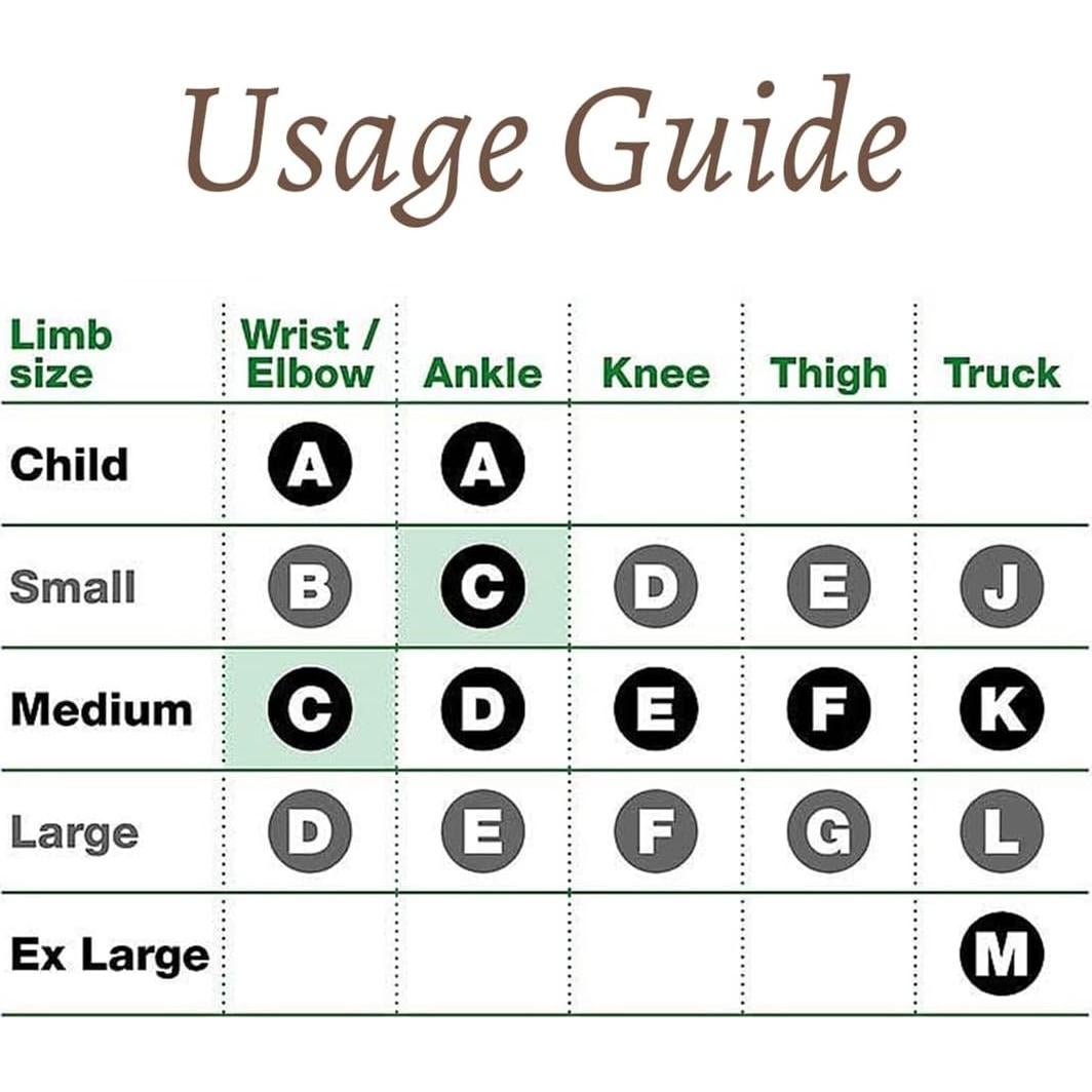 Venda Tubular de Compresión ILSSLI Tamaño D 7.5 cm x 8 m