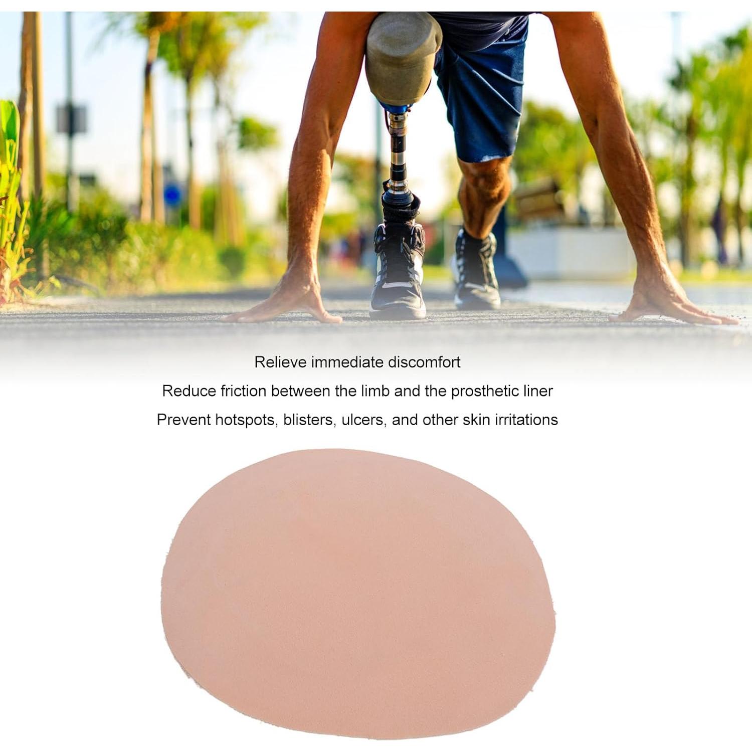 Parche de Forro Protésico ZJchao para Amputados - Alivio Fricción