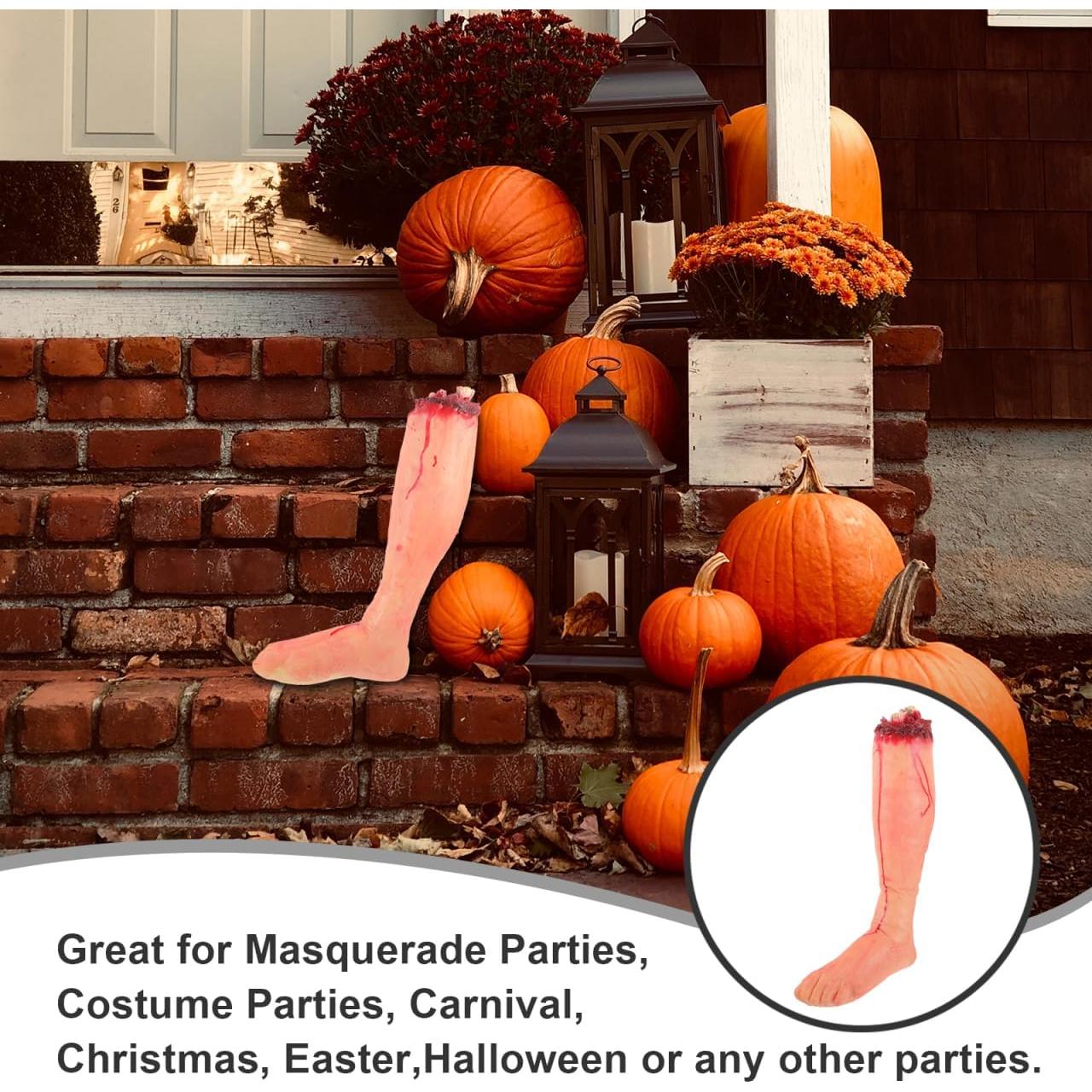 Pies Rotos de Halloween Toyvian - Accesorios de Decoración Espeluznante