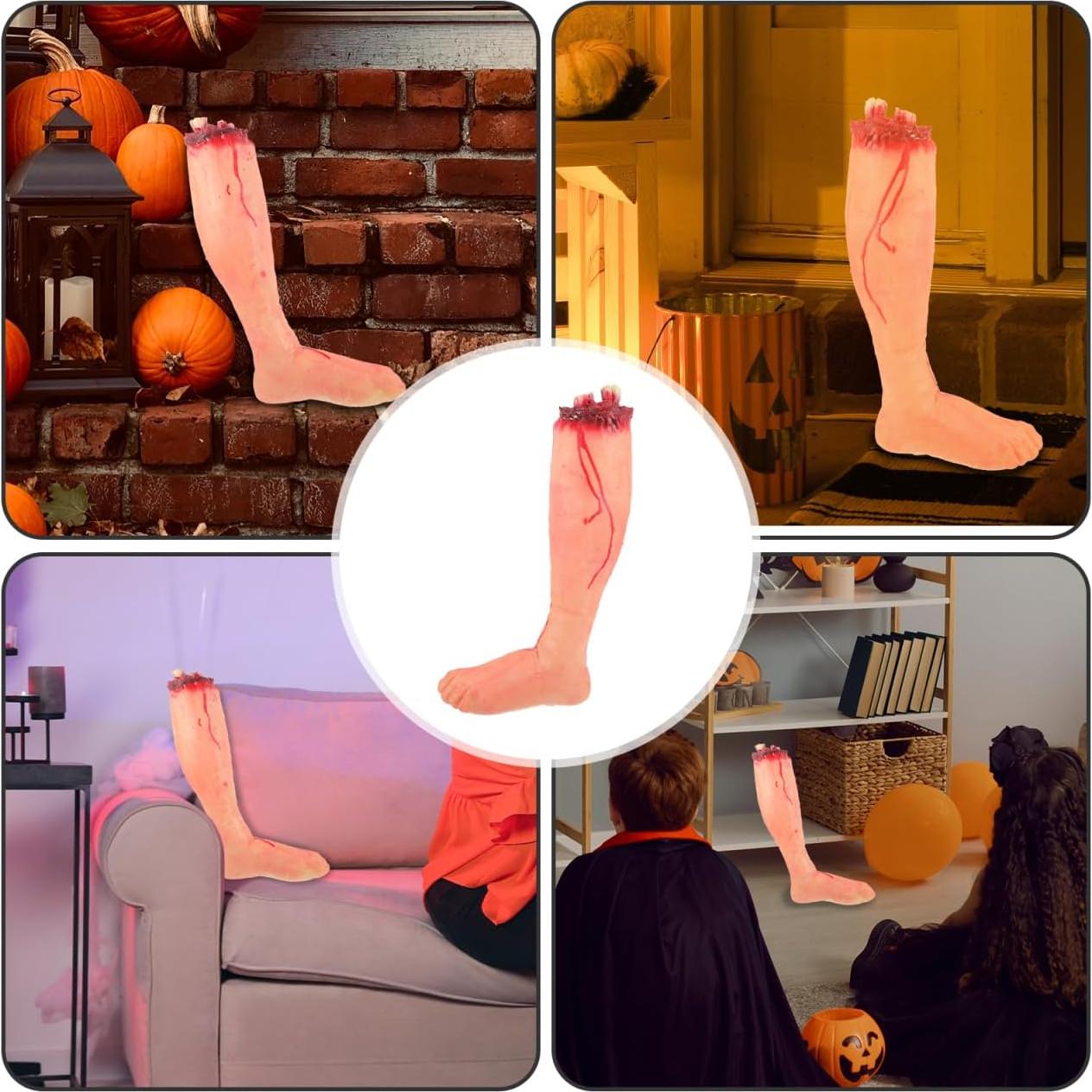 Pies Rotos de Halloween Toyvian - Accesorios de Decoración Espeluznante