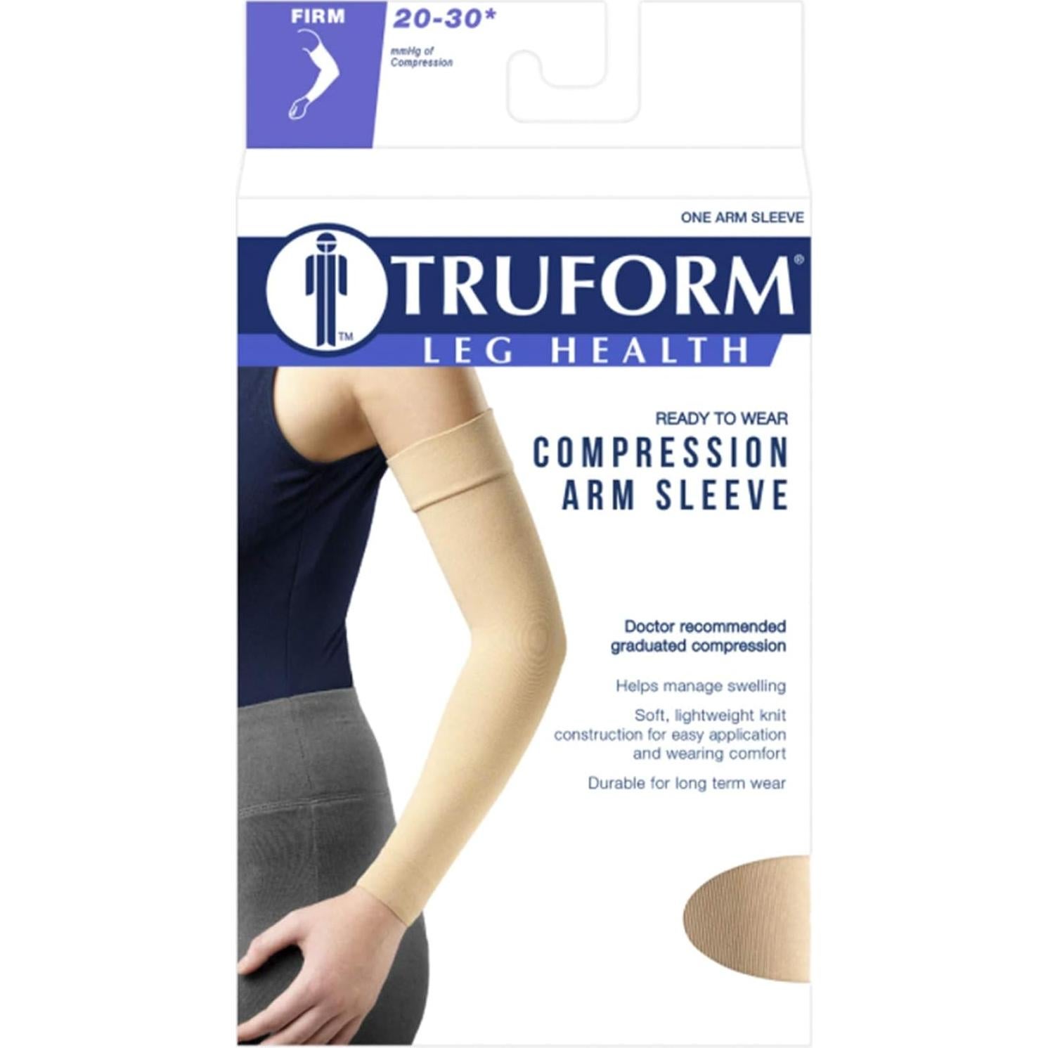 Manga de Compresión Truform 3325 para Linfedema 20-30 mmHg Pequeña Marrón